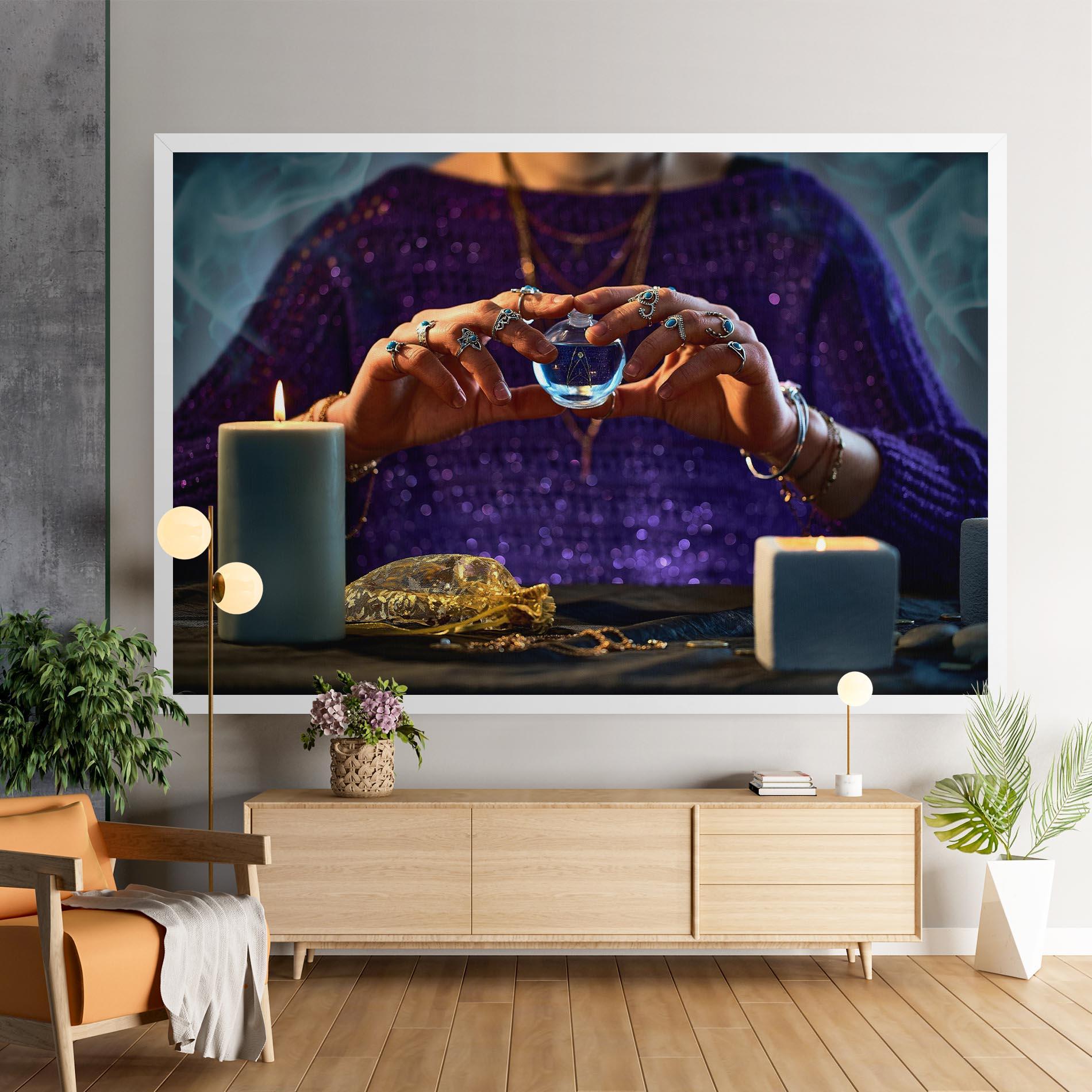 Vászonkép Witch Magic mockup 9