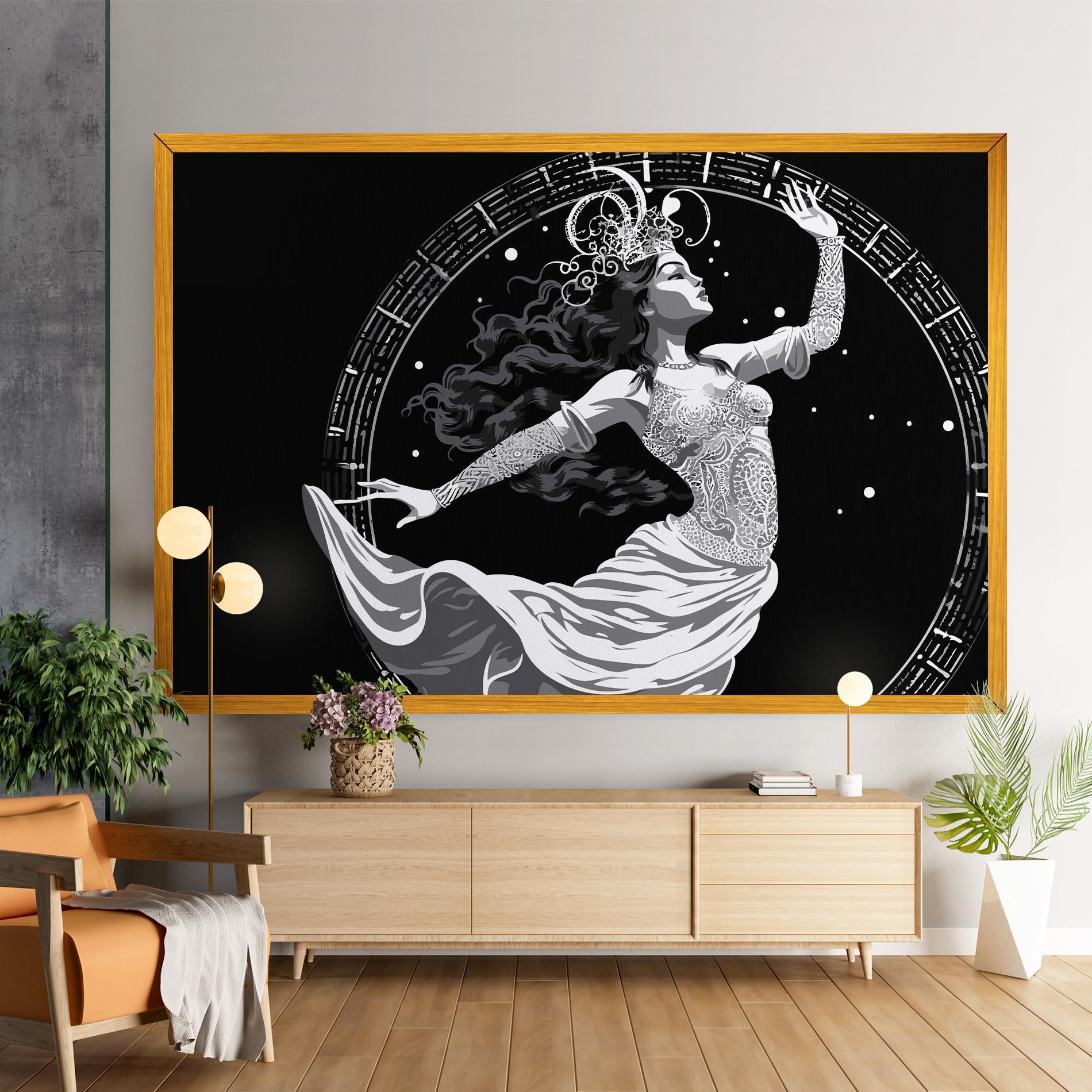 Vászonkép Beautiful Witch mockup 9