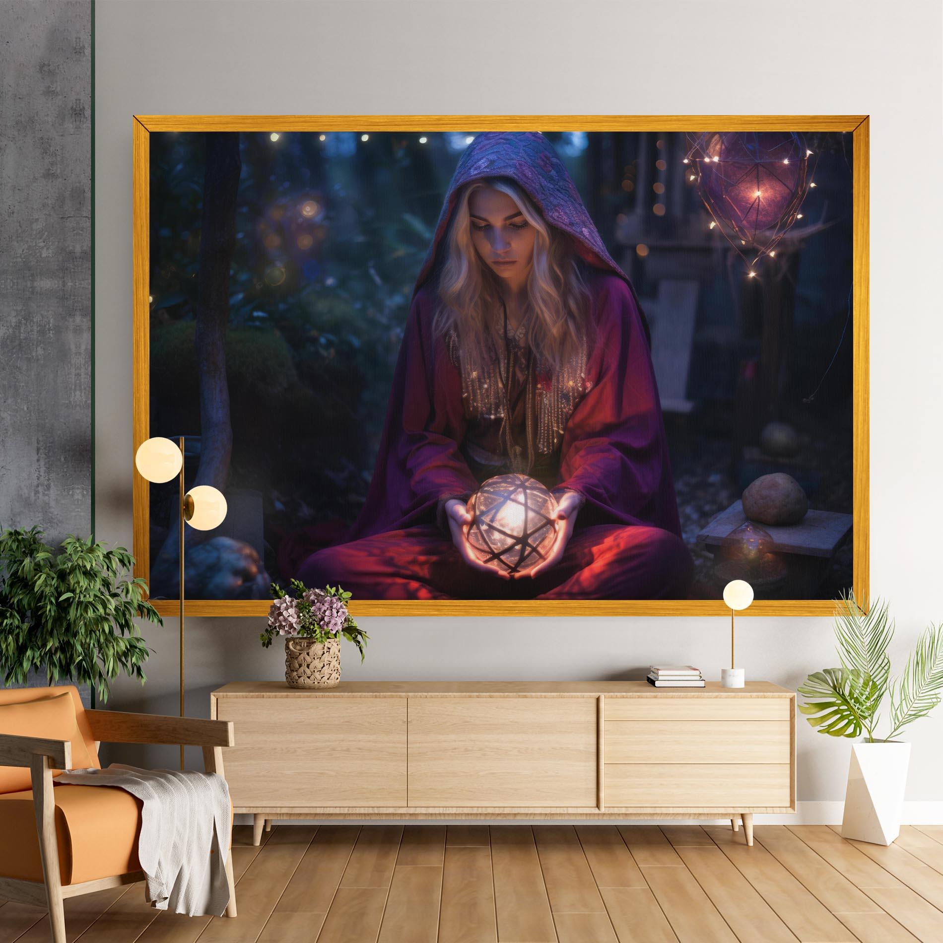 Vászonkép Garden Witch mockup 9