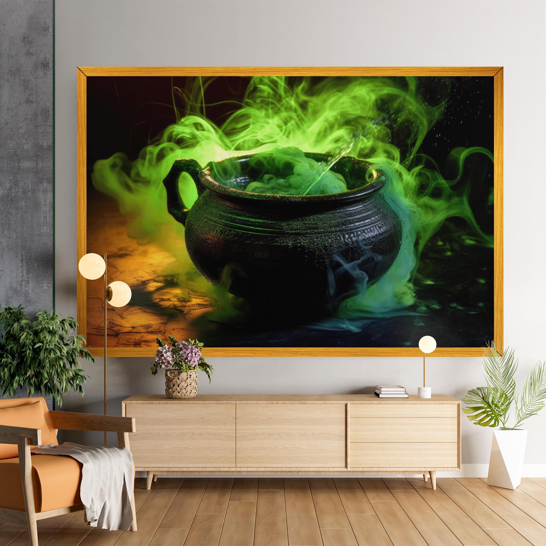 Vászonkép Green Portion mockup 9