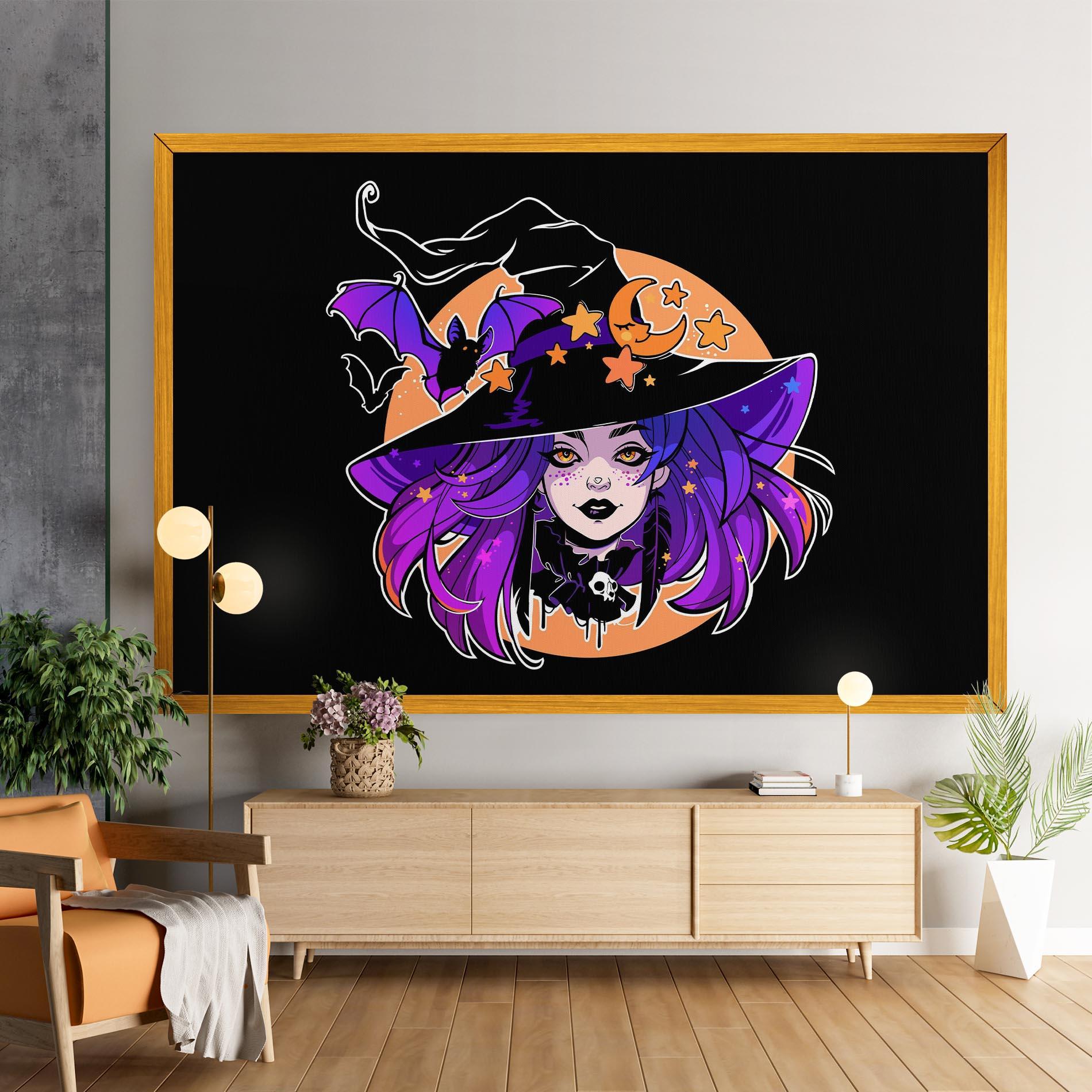 Vászonkép Purple Witch mockup 9