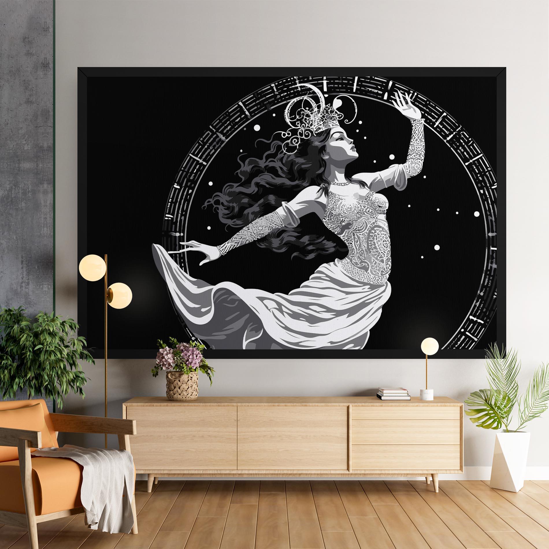 Vászonkép Beautiful Witch mockup 9