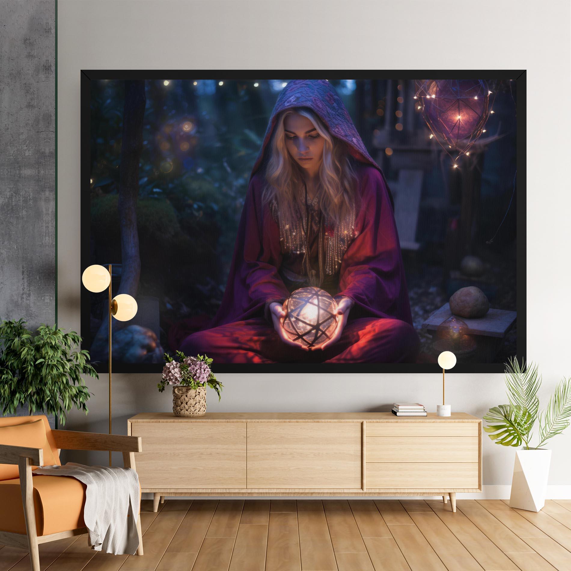 Vászonkép Garden Witch mockup 9