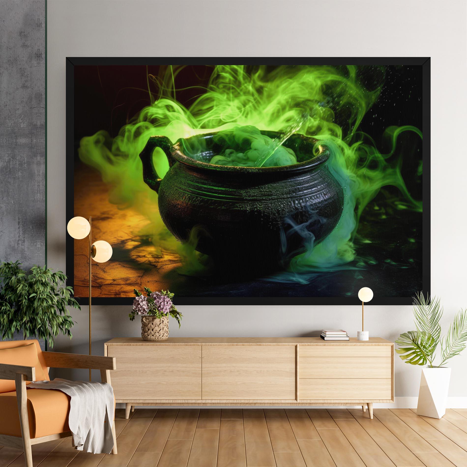 Vászonkép Green Portion mockup 9