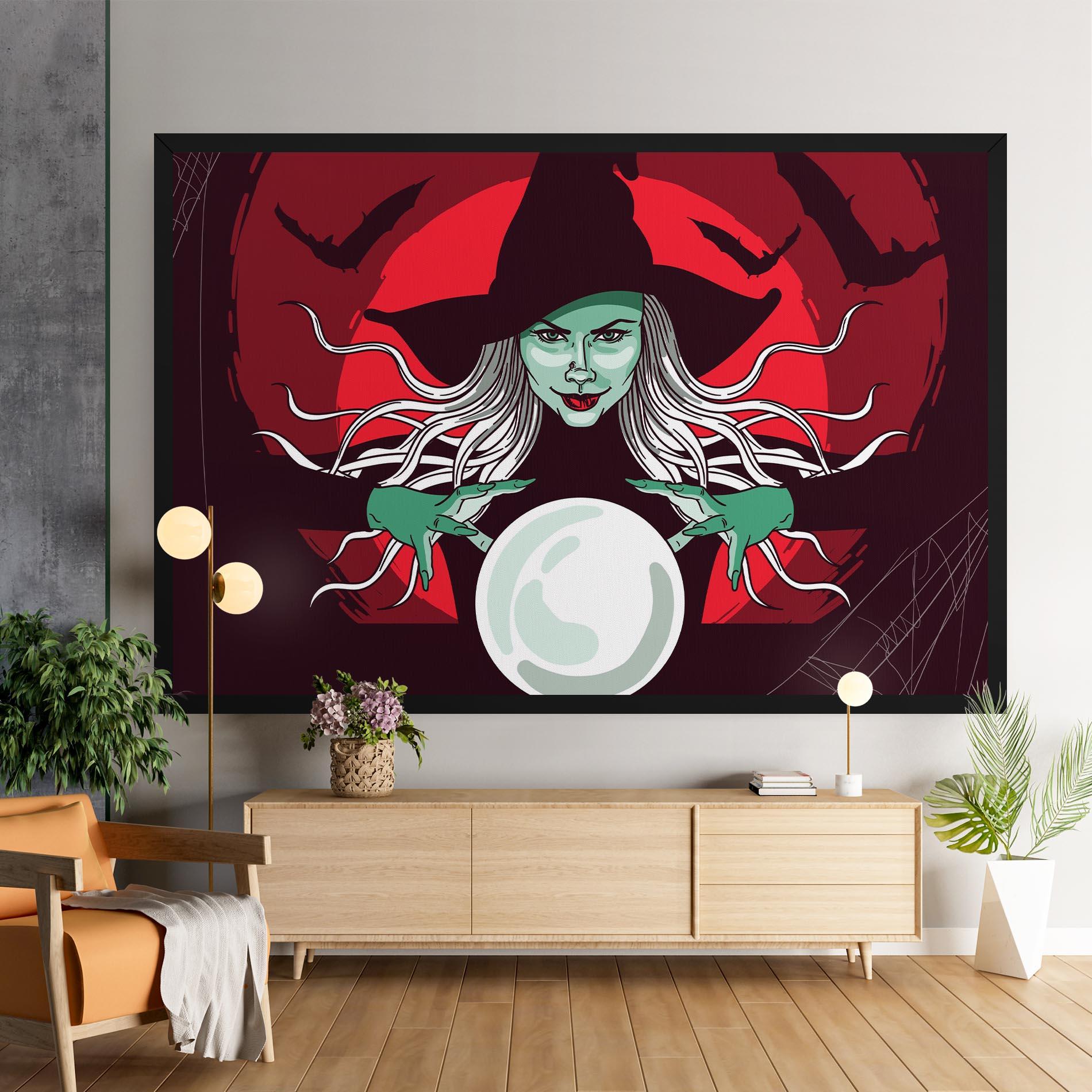 Vászonkép Green Witch mockup 9