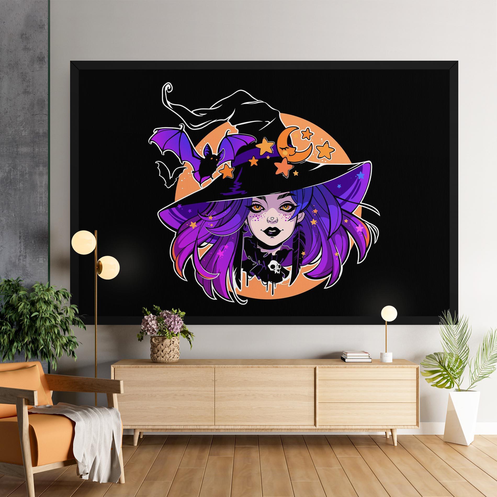 Vászonkép Purple Witch mockup 9