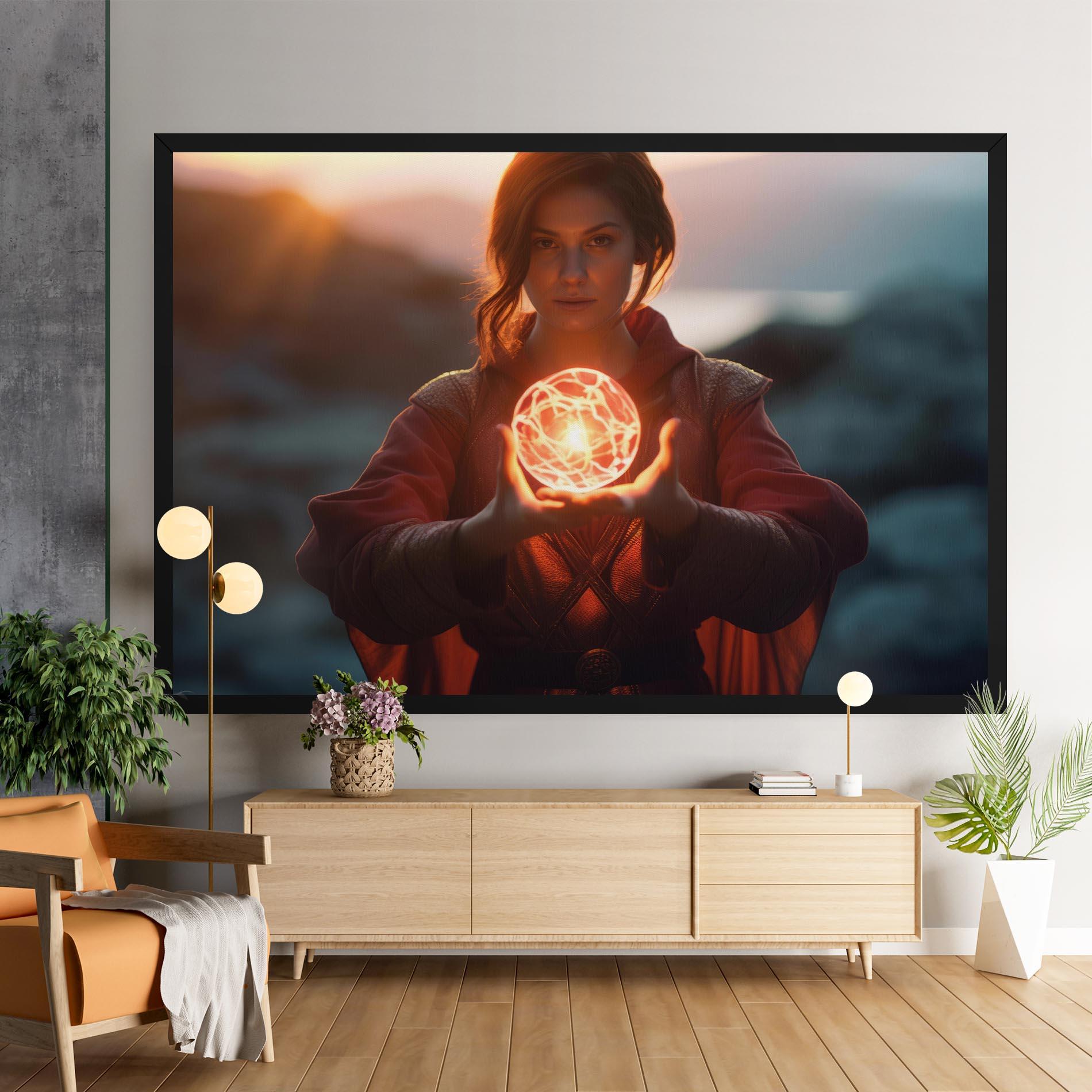 Vászonkép Witch Ball mockup 9