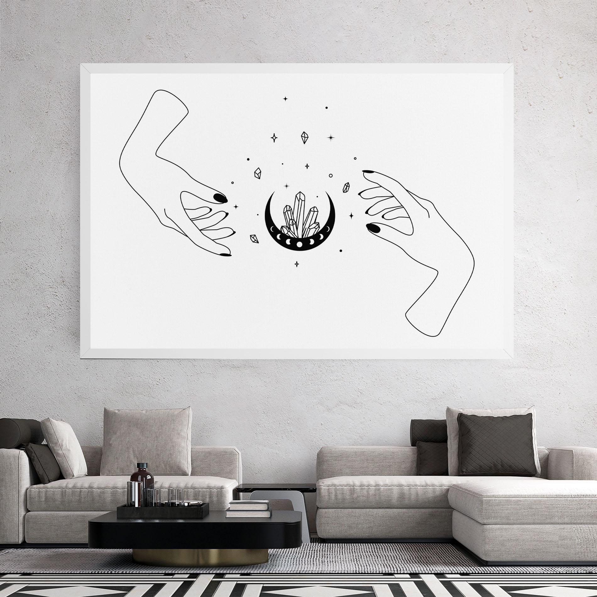 Vászonkép Crystal Hand mockup 2
