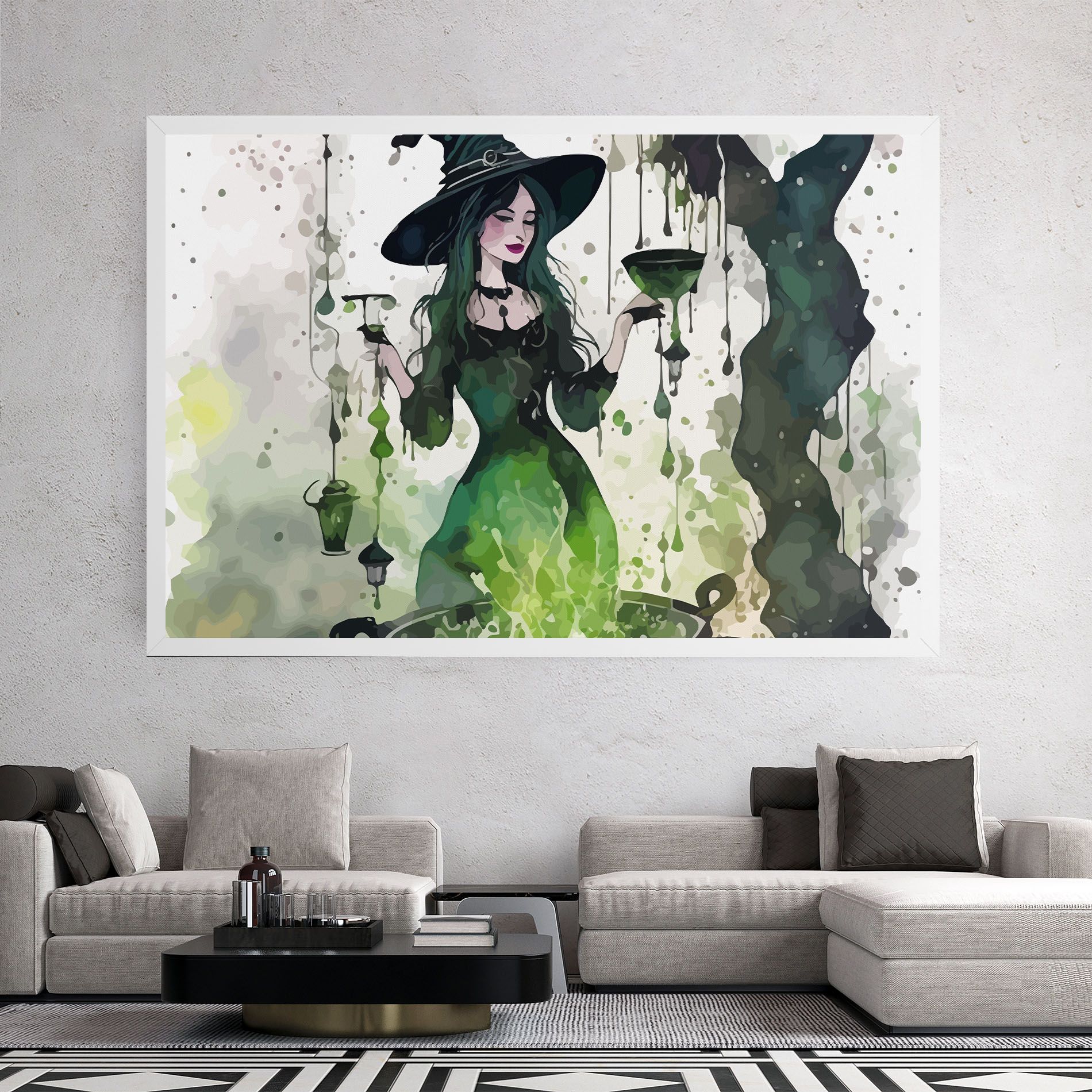 Green Light Witch mockup 2