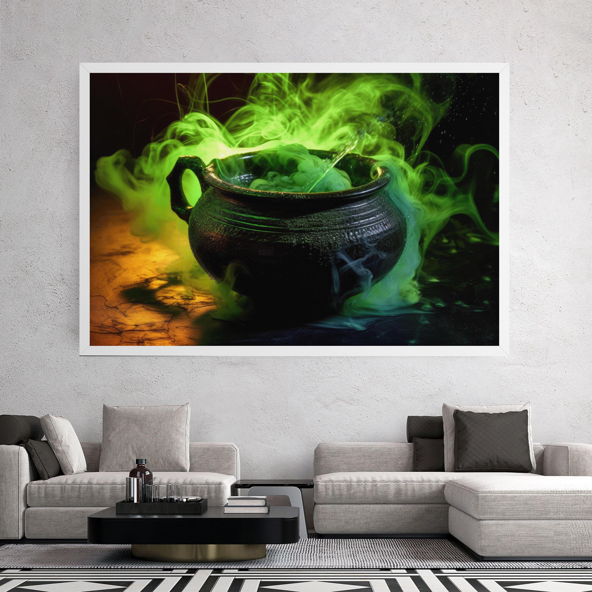 Vászonkép Green Portion mockup 2