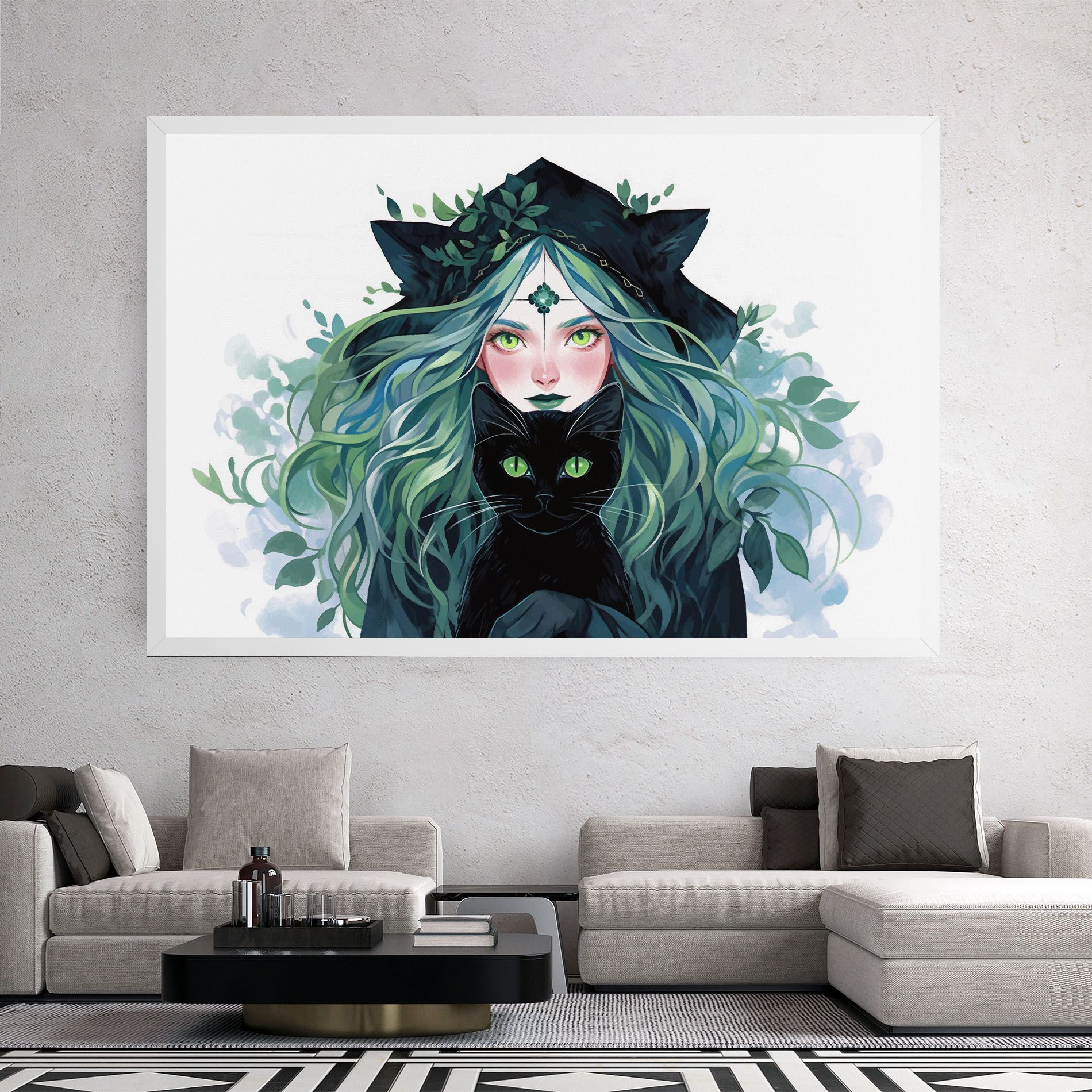 Magic Cat Witch mockup 2