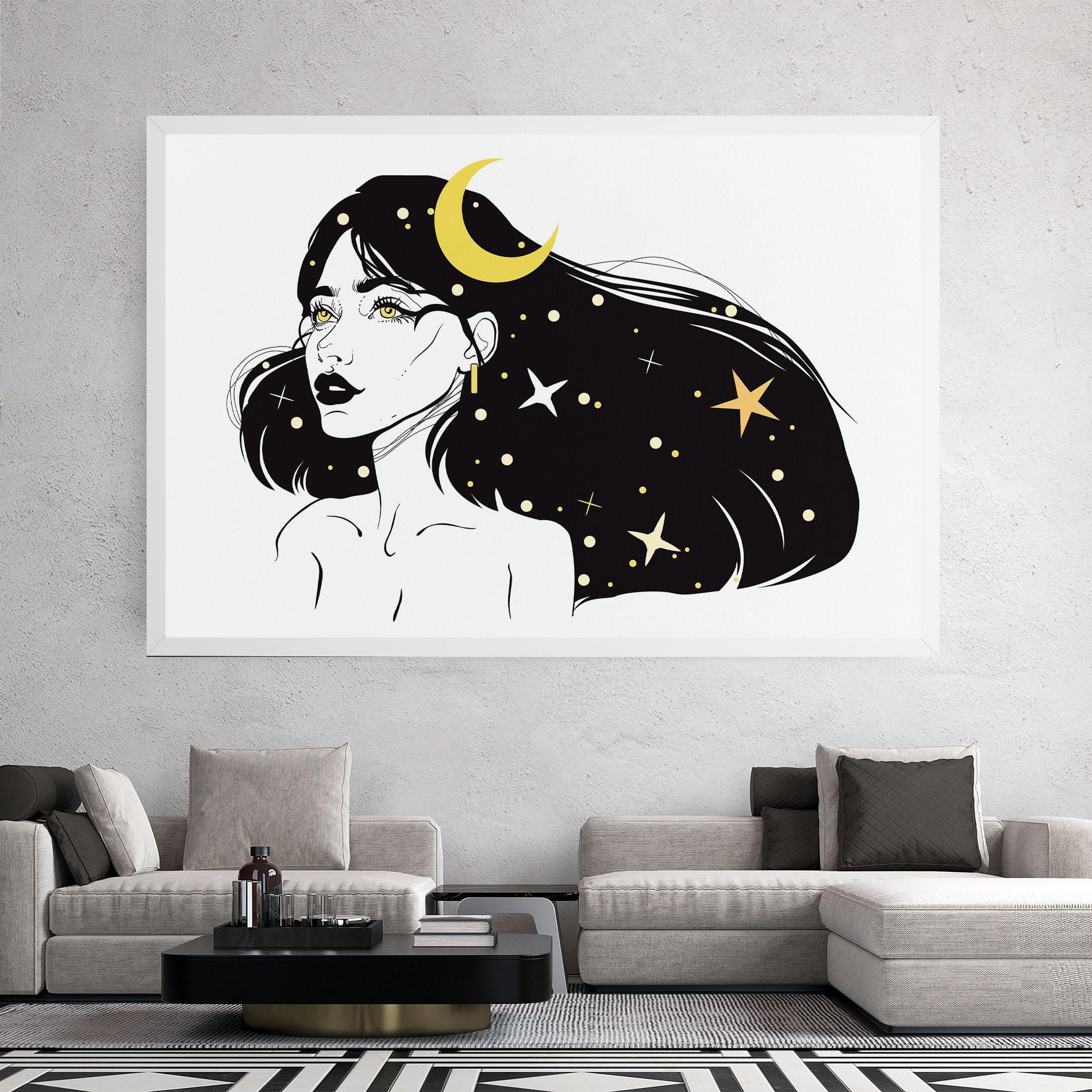 Vászonkép Night Witch mockup 2