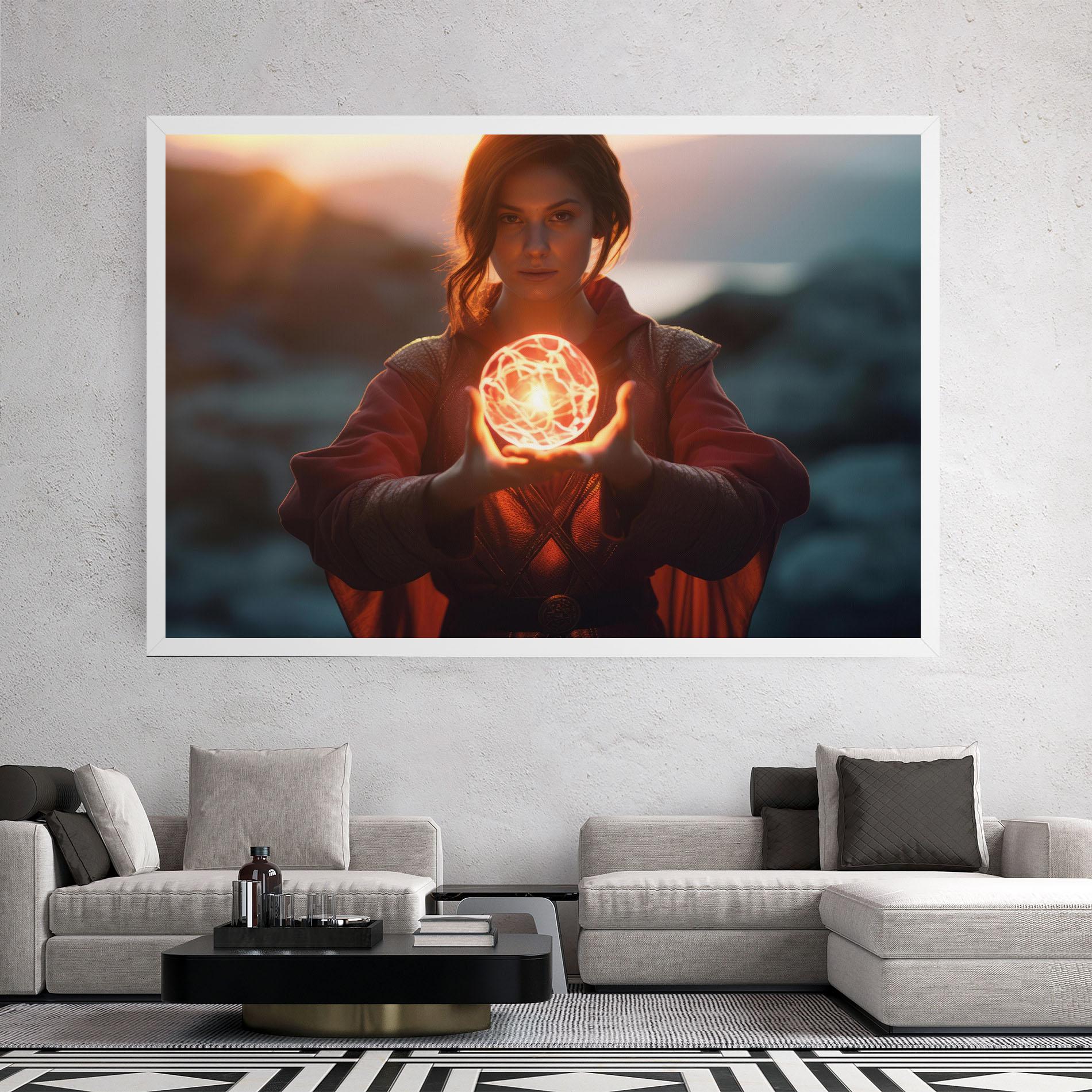 Vászonkép Witch Ball mockup 2