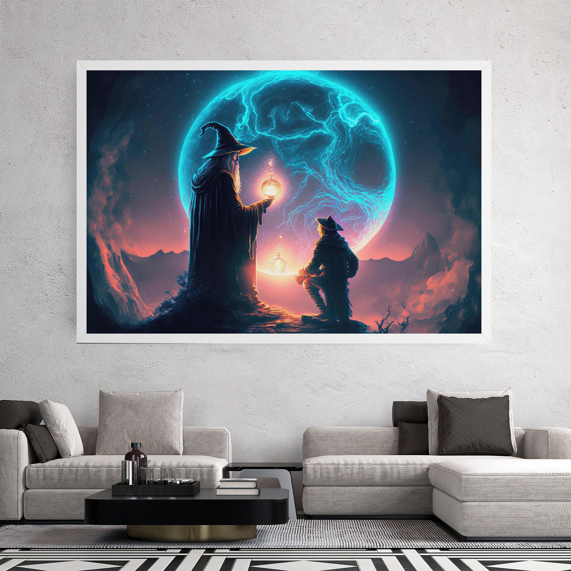 Vászonkép Wizard Magic mockup 2