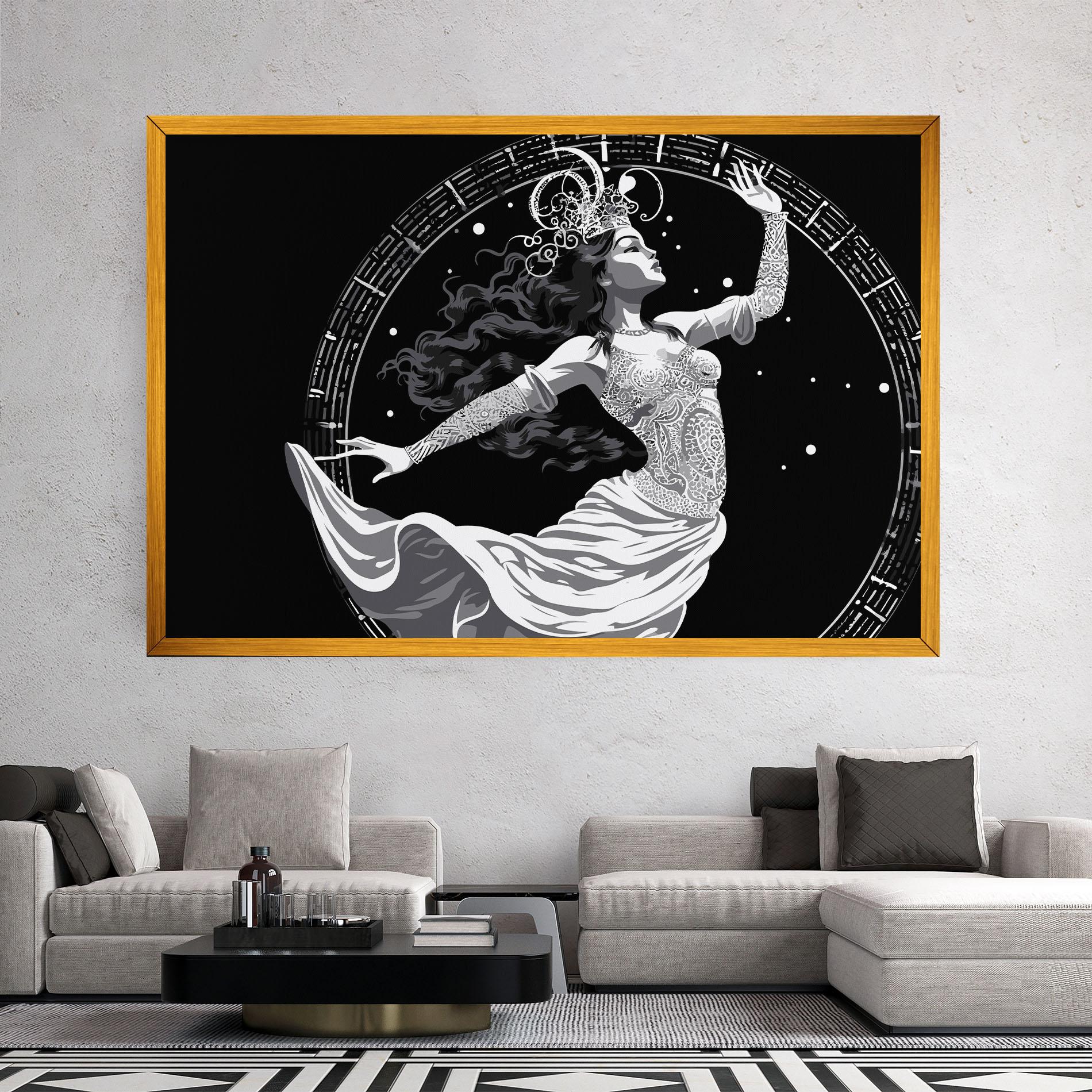 Vászonkép Beautiful Witch mockup 2