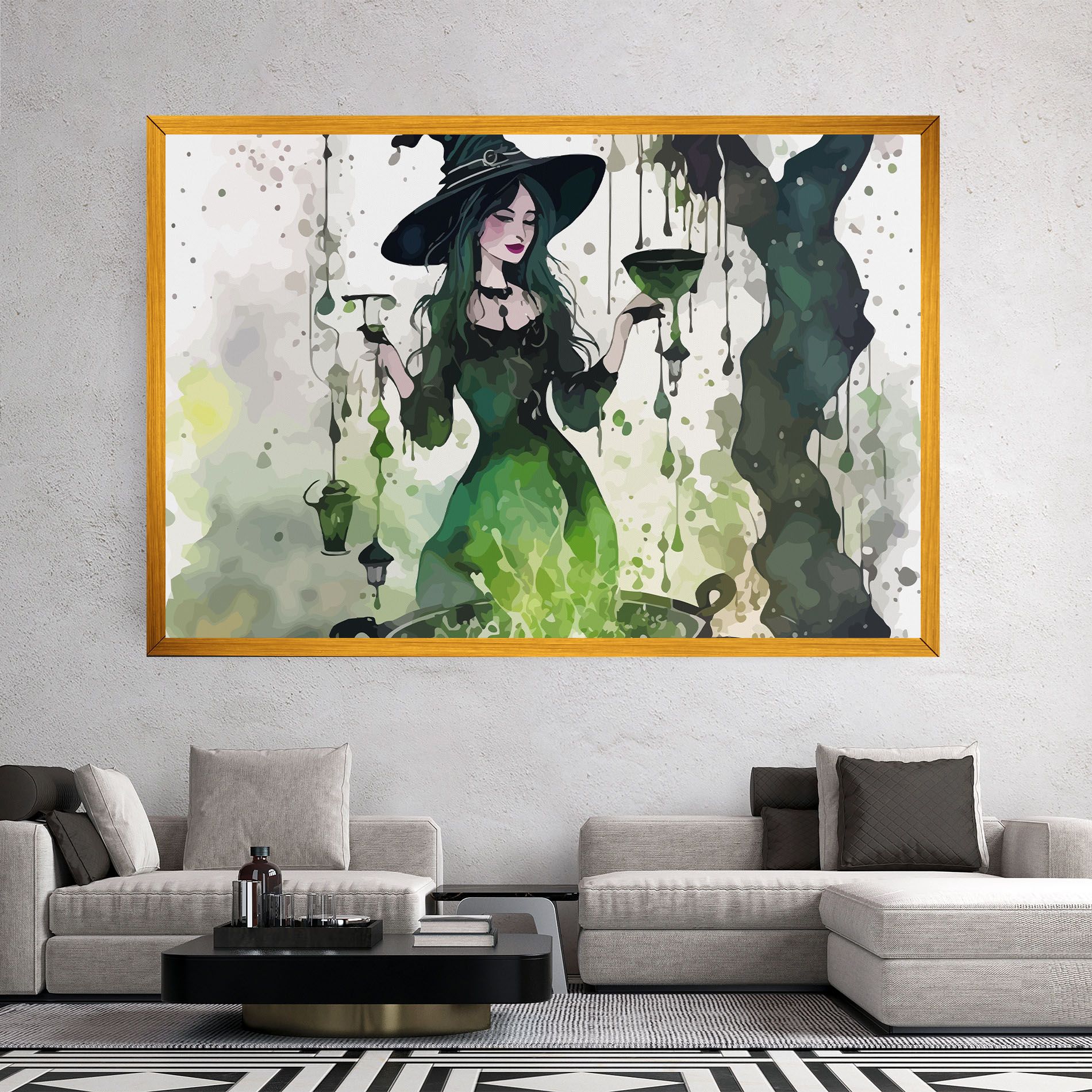 Green Light Witch mockup 2