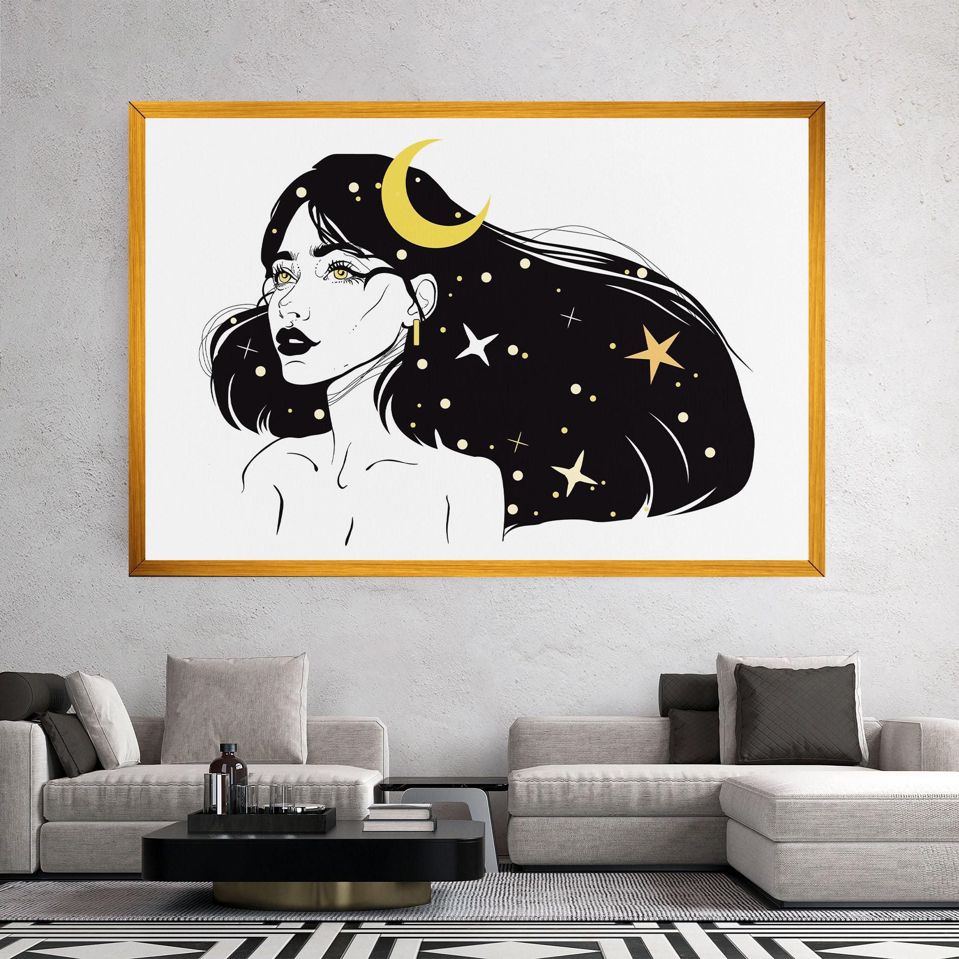 Vászonkép Night Witch mockup 2