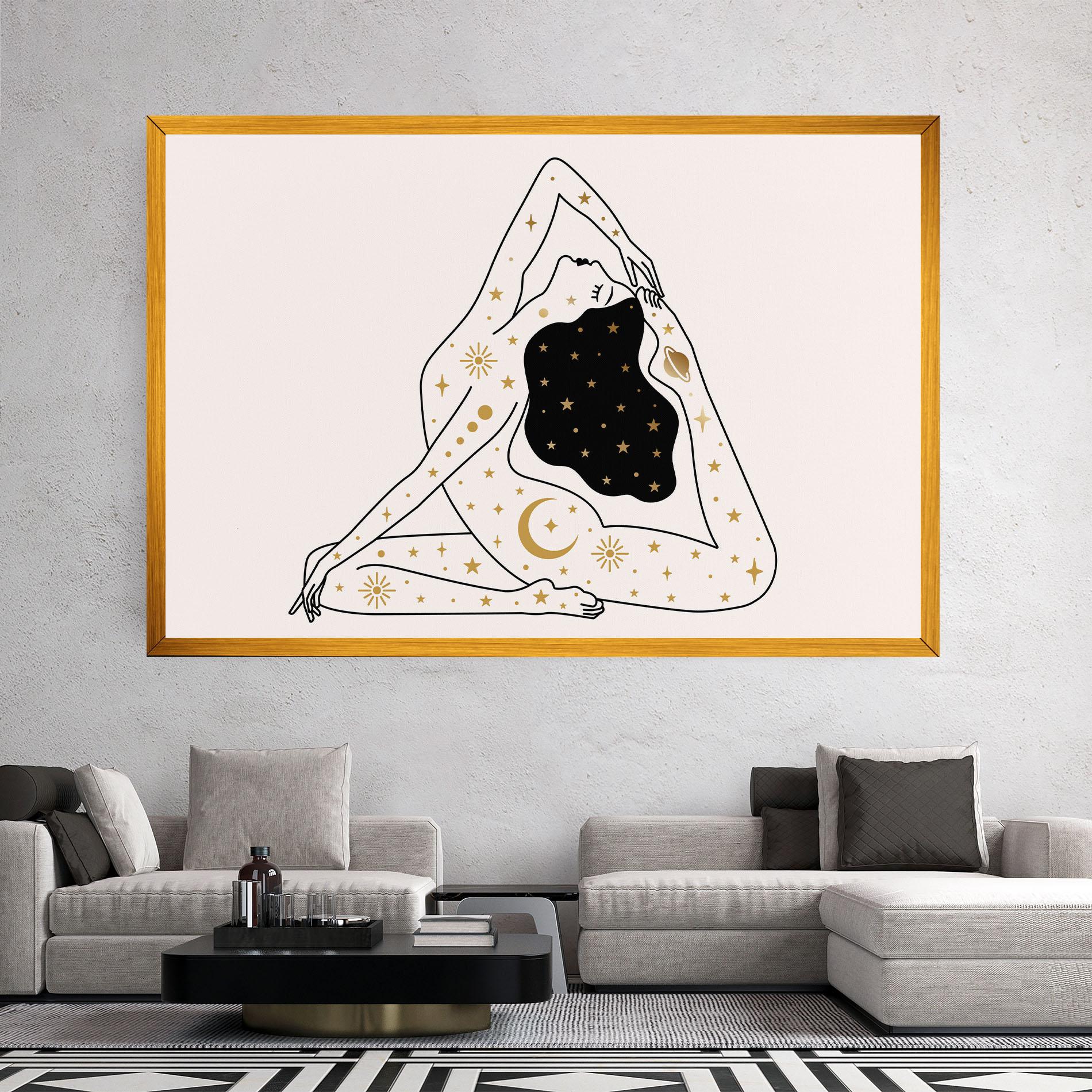 Vászonkép Stars Witch mockup 2