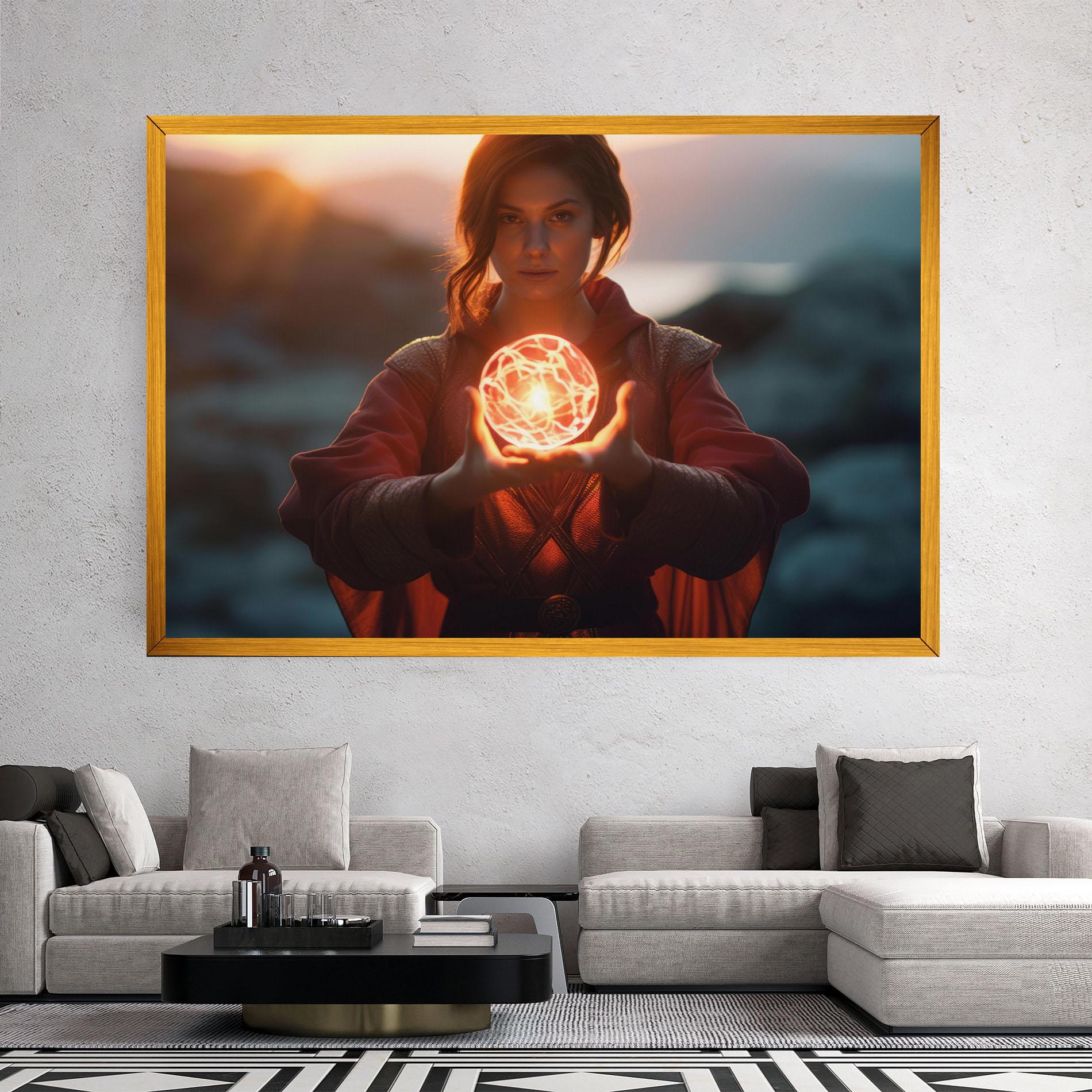 Vászonkép Witch Ball mockup 2