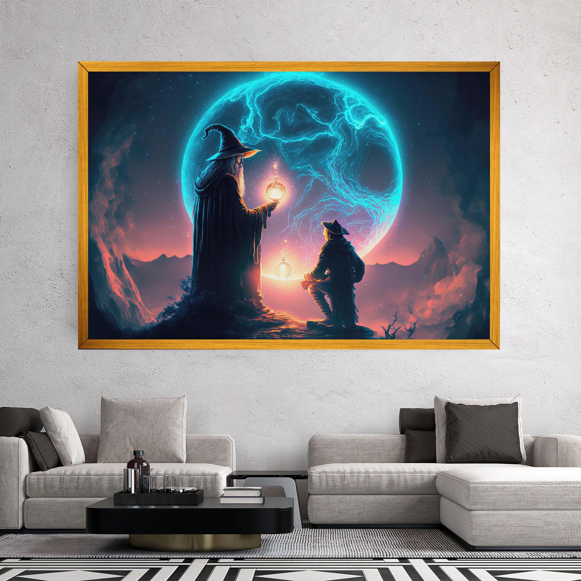 Vászonkép Wizard Magic mockup 2