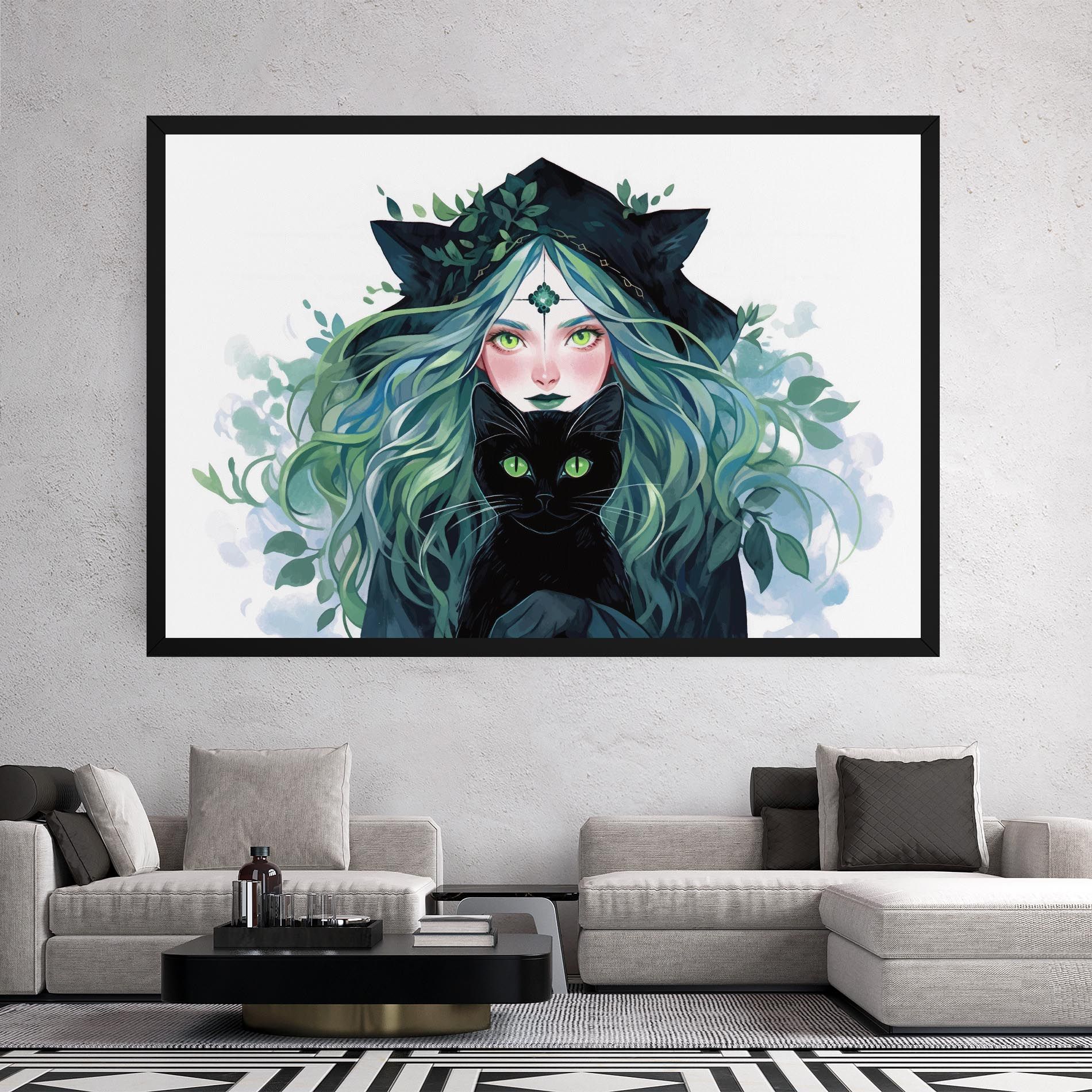 Magic Cat Witch mockup 2