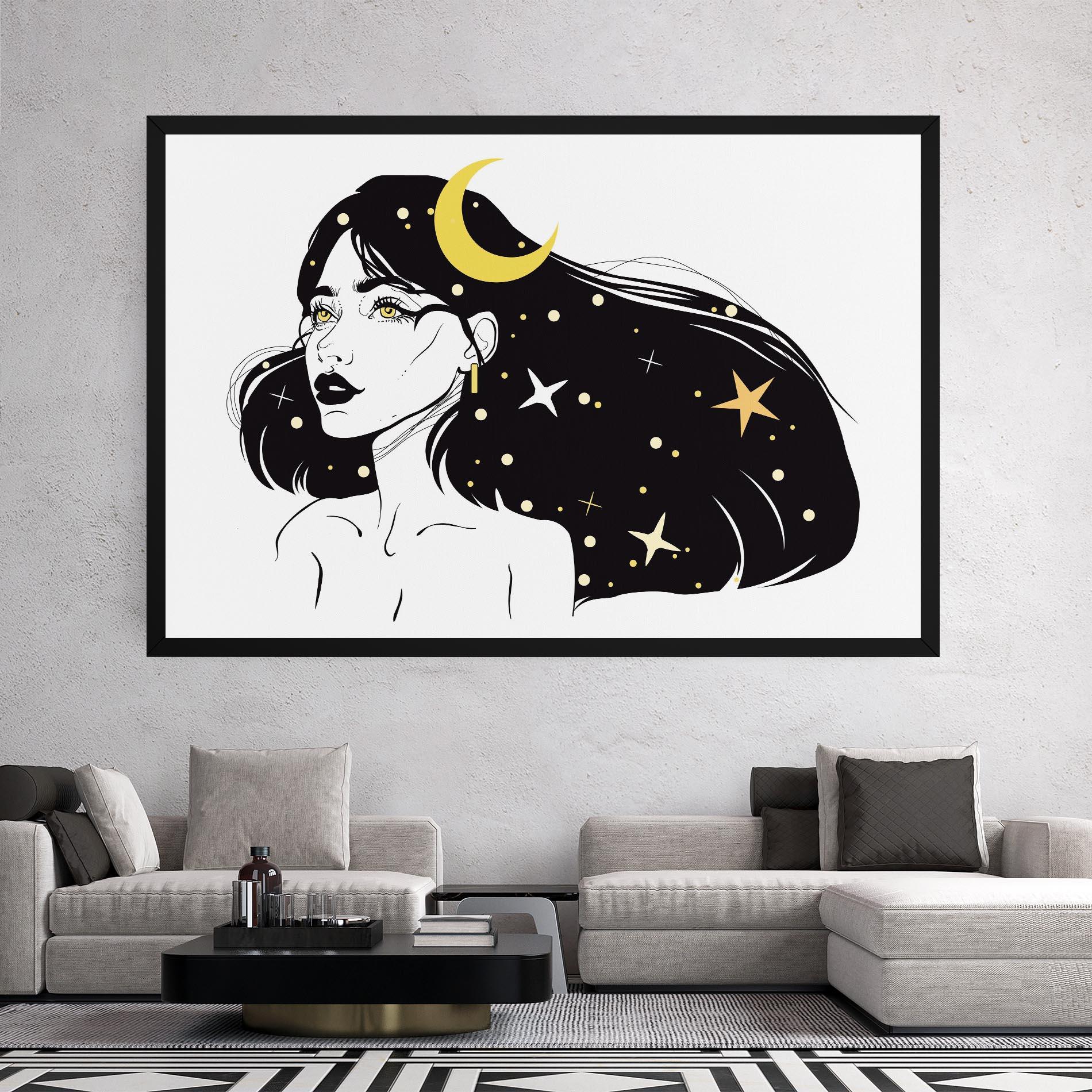 Vászonkép Night Witch mockup 2