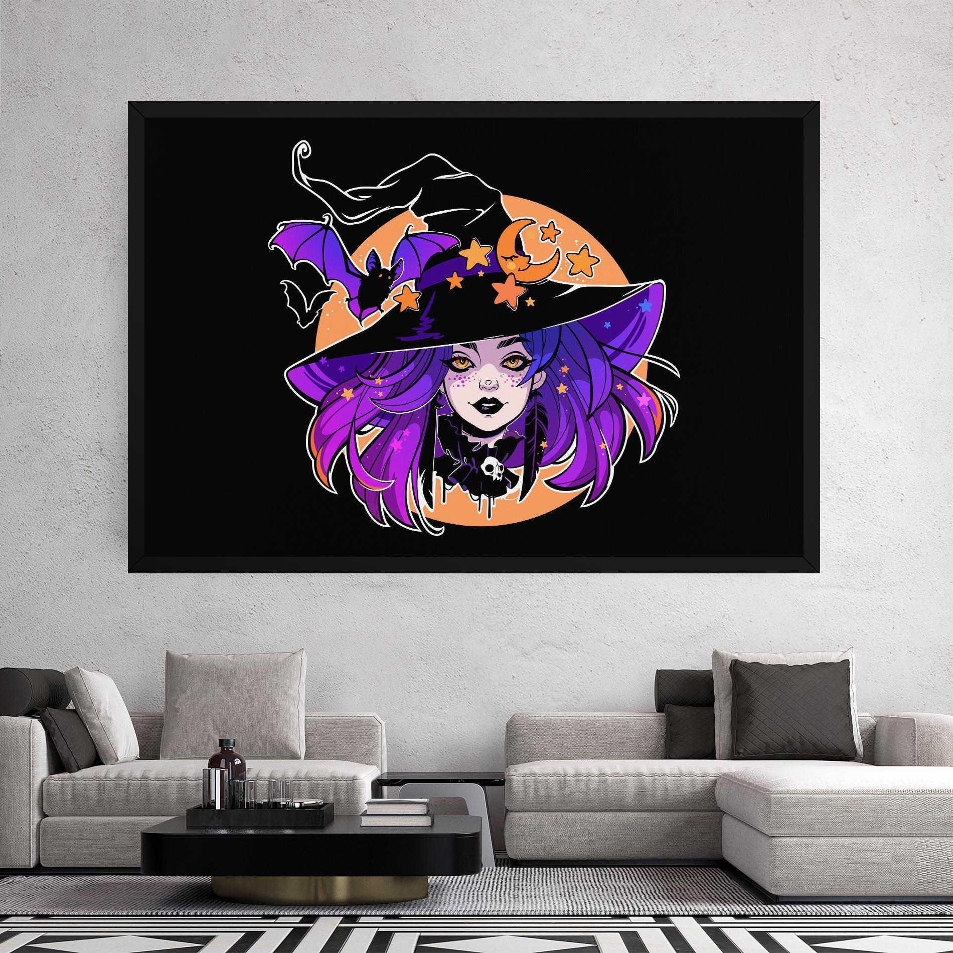 Vászonkép Purple Witch mockup 2