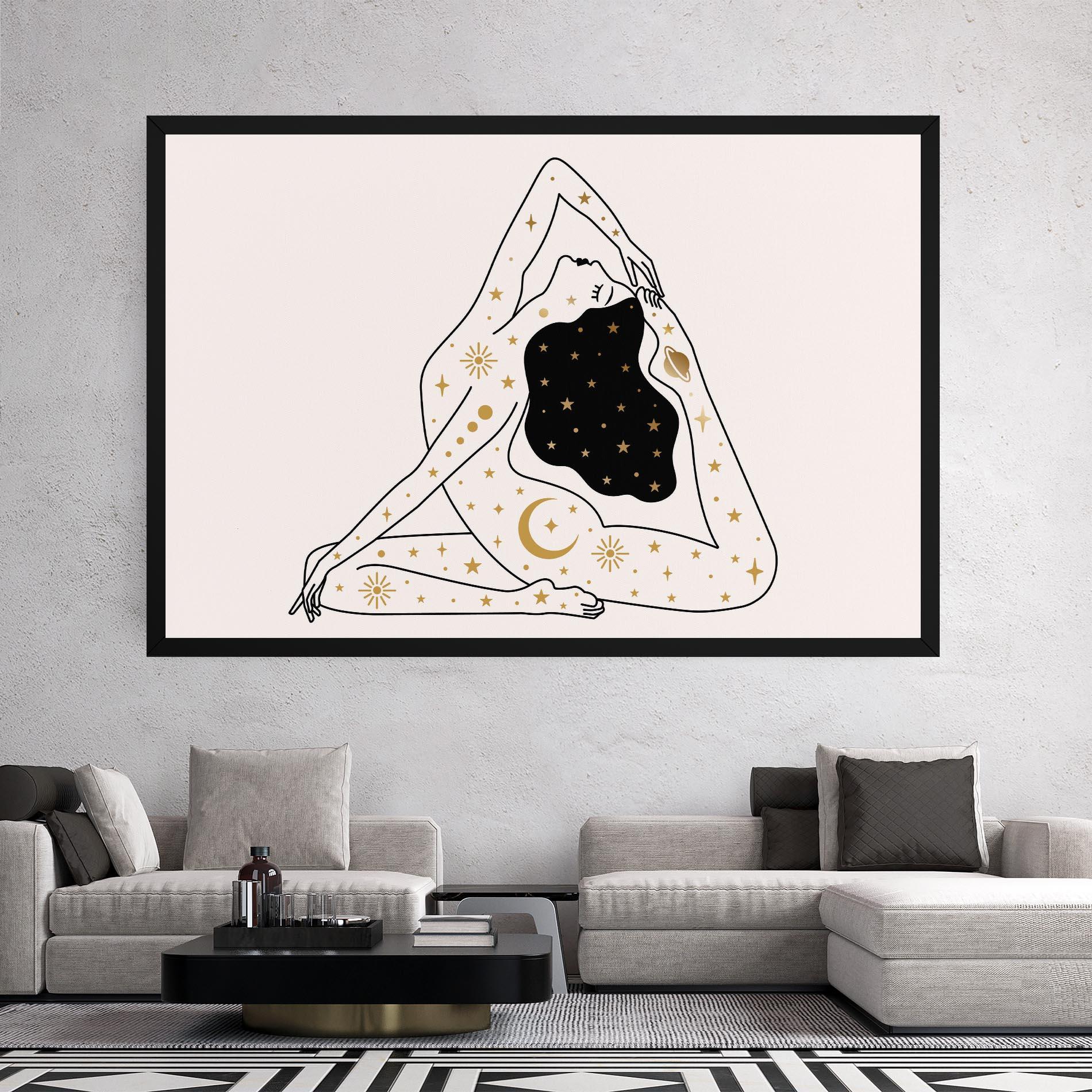 Vászonkép Stars Witch mockup 2