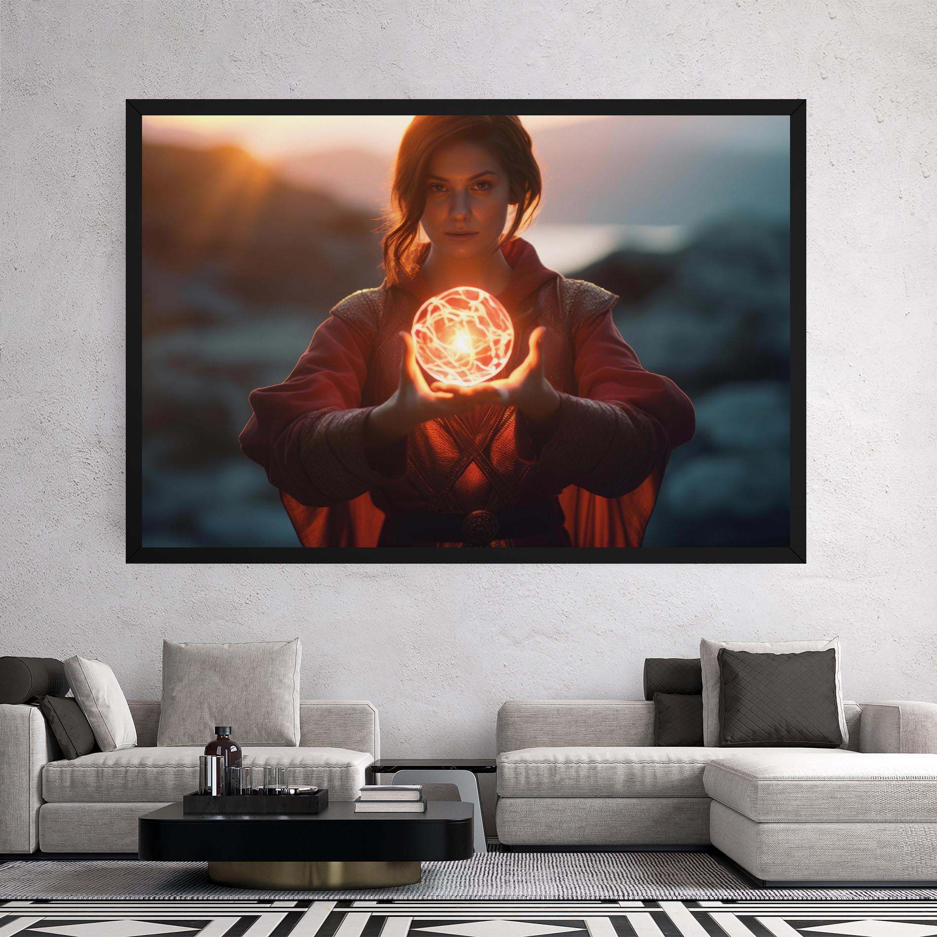 Vászonkép Witch Ball mockup 2