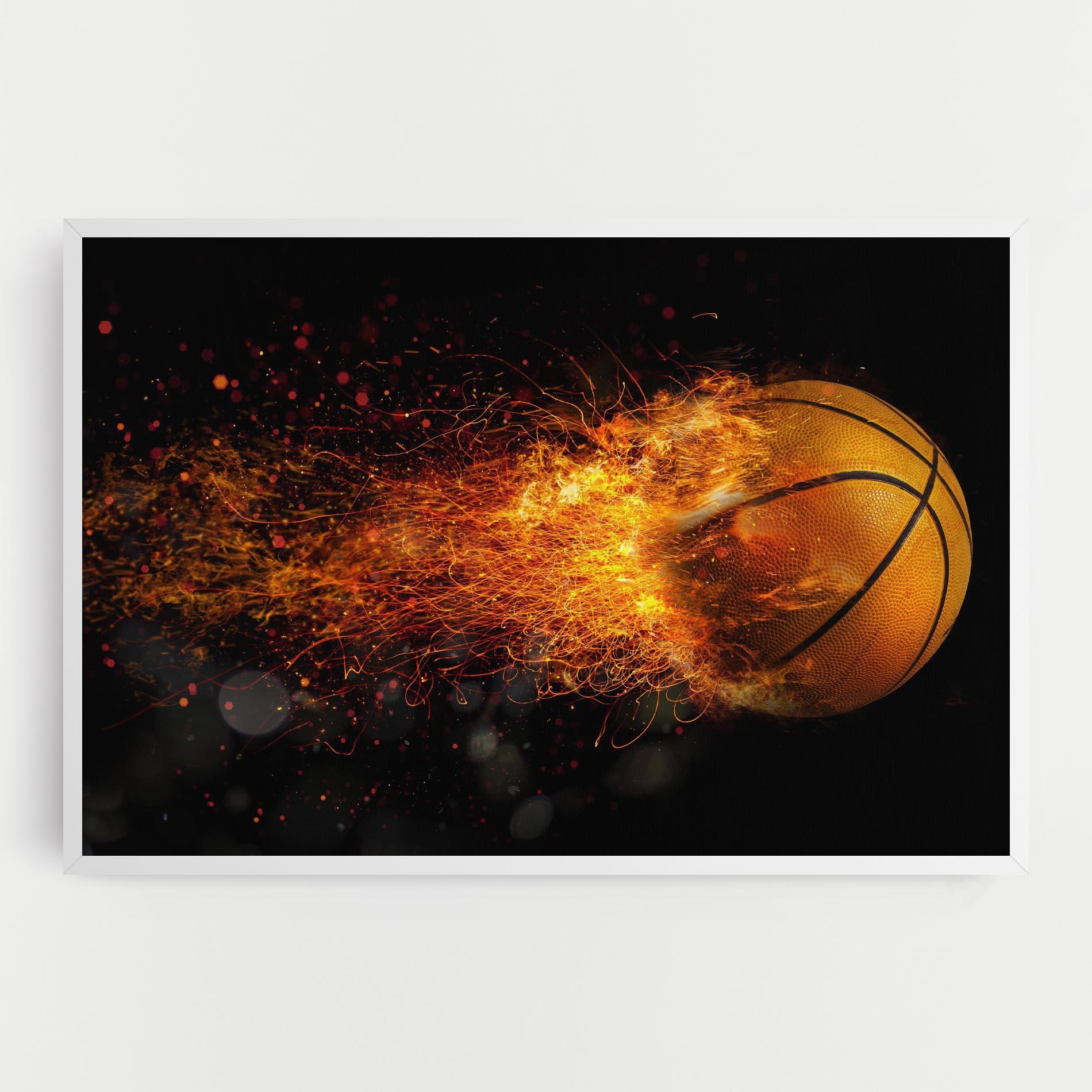 Vászonkép Basket Ball Flame mockup 0