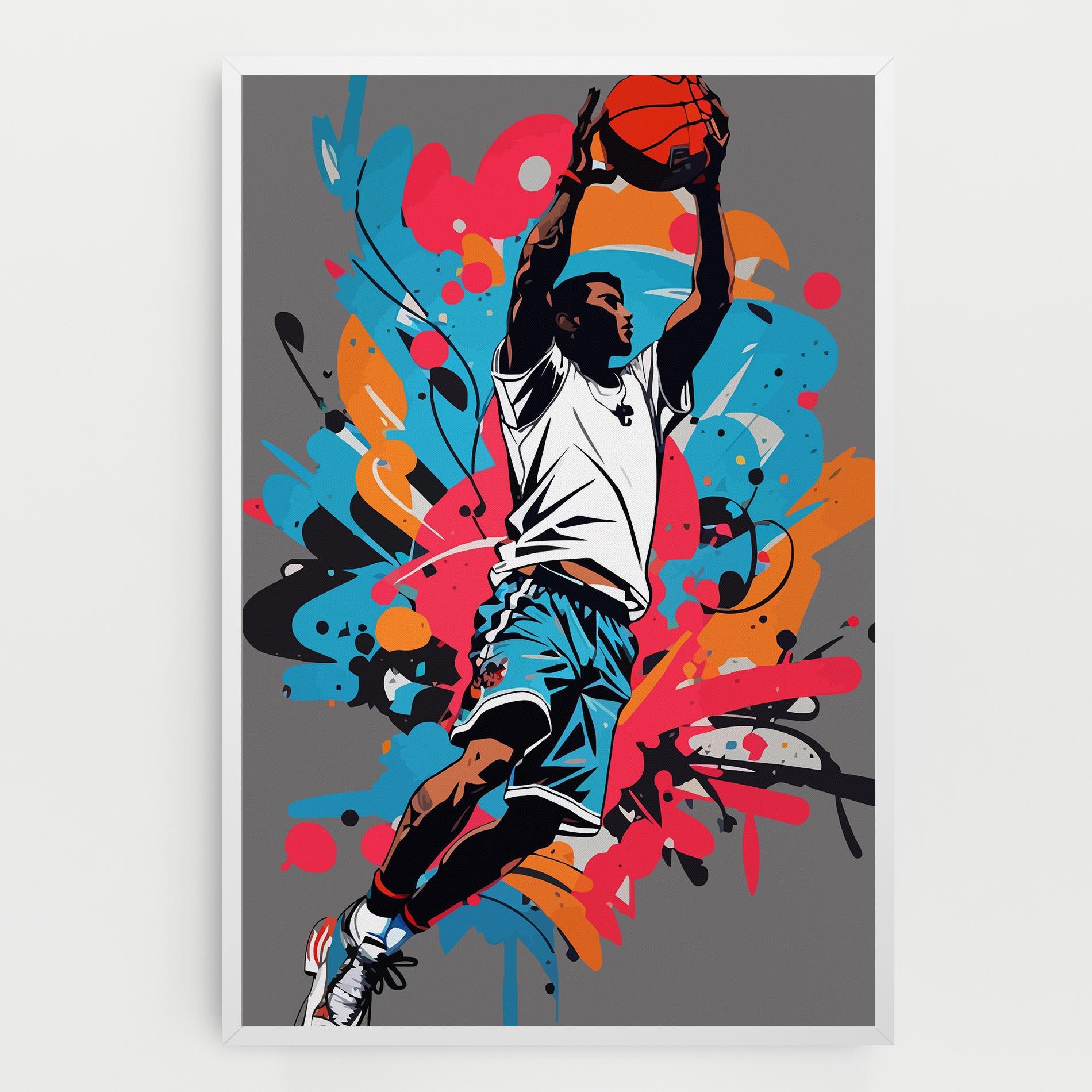 Vászonkép Blue Red Basket mockup 0