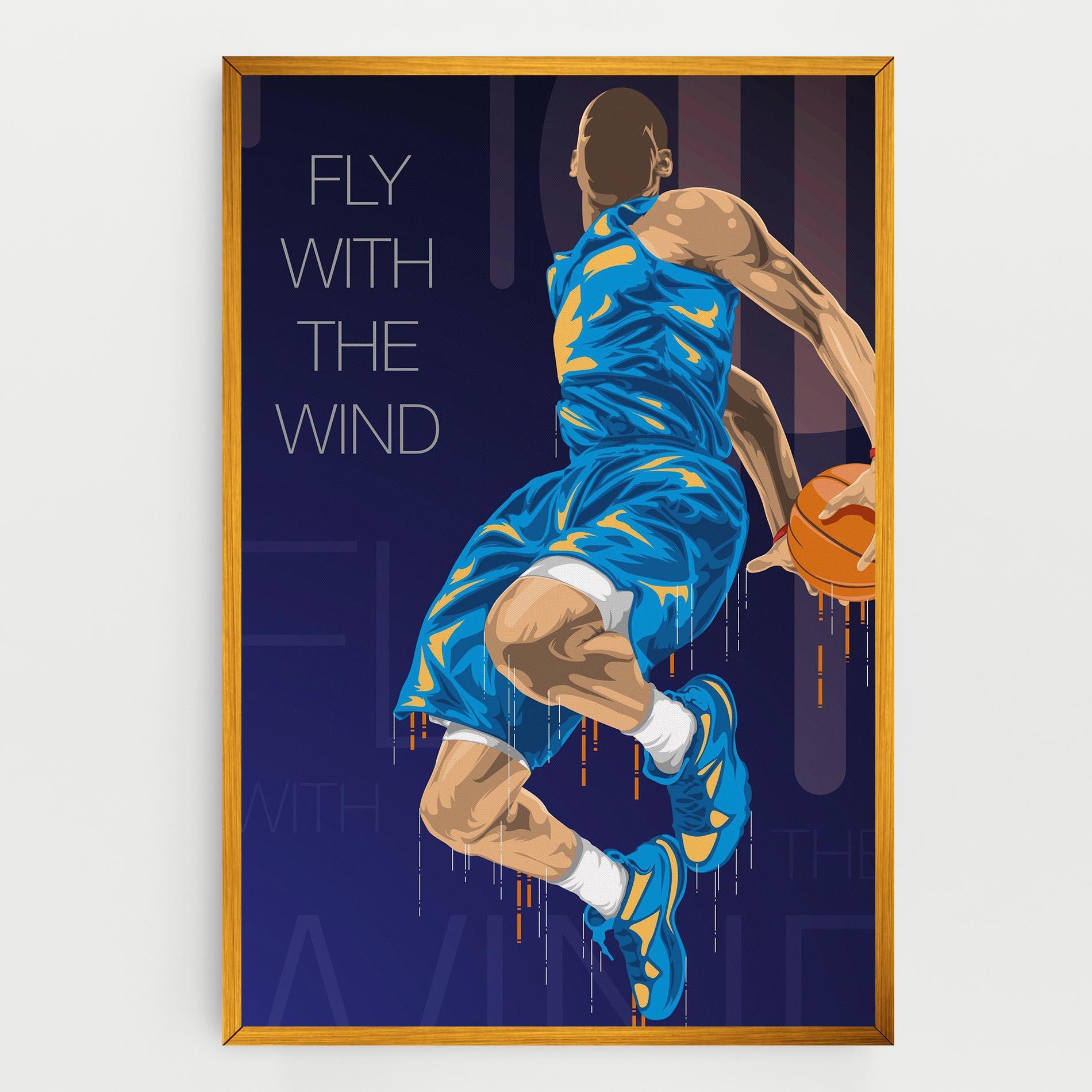 Vászonkép Fly With The Wind mockup 0