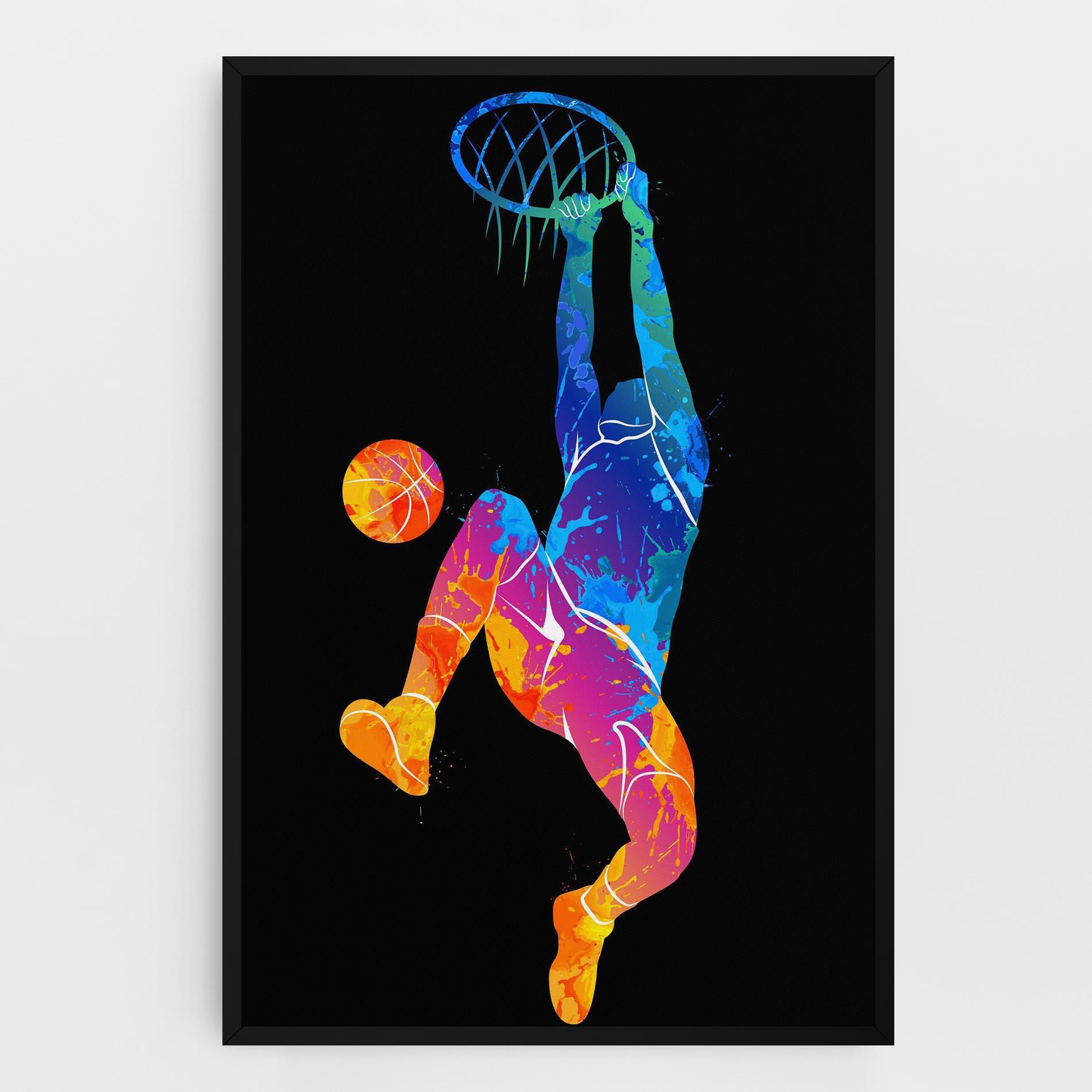 Vászonkép Blue Basket Hoop mockup 0