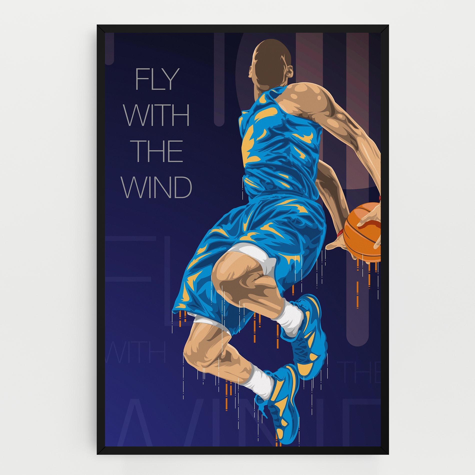 Vászonkép Fly With The Wind mockup 0