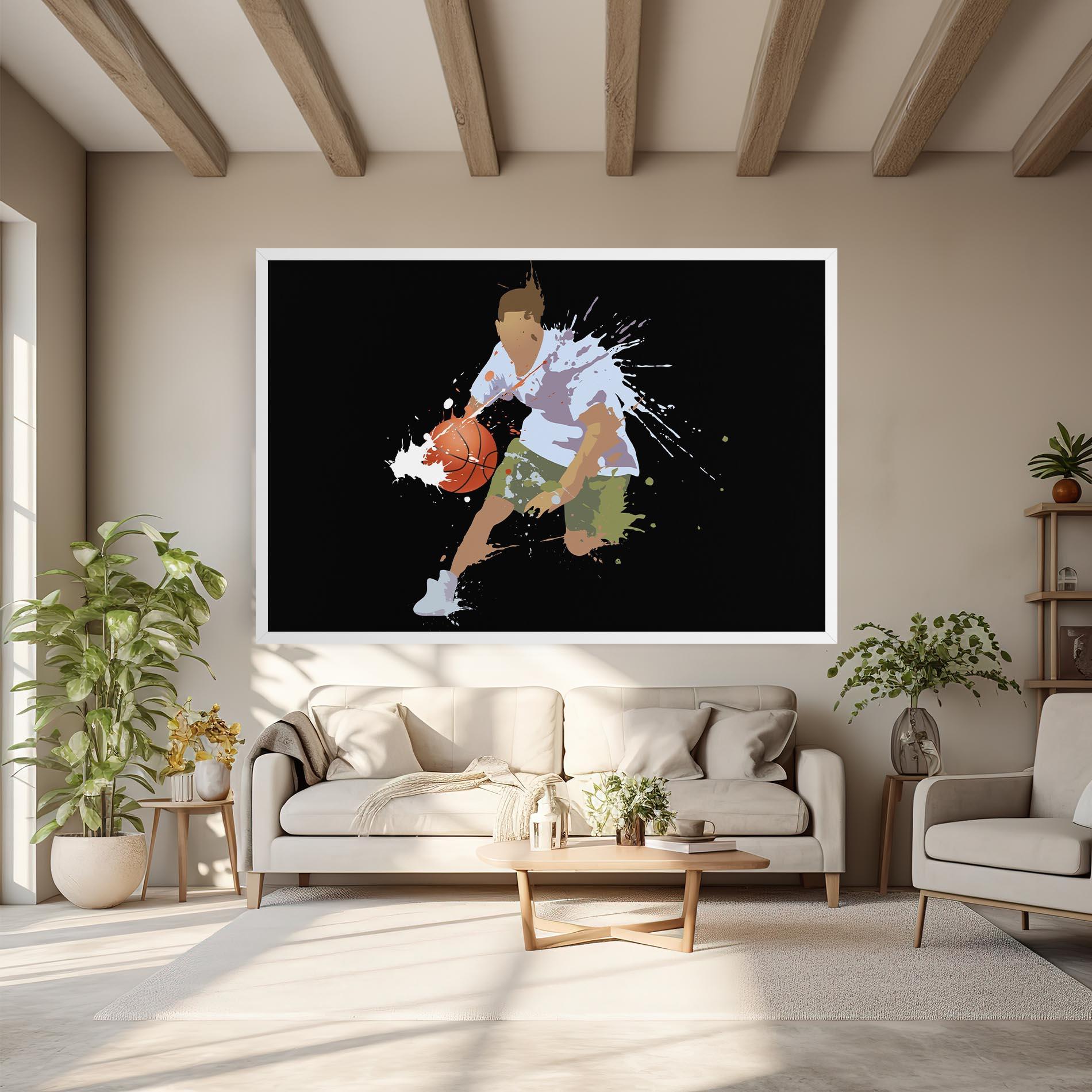 Vászonkép Basket Splash mockup 6