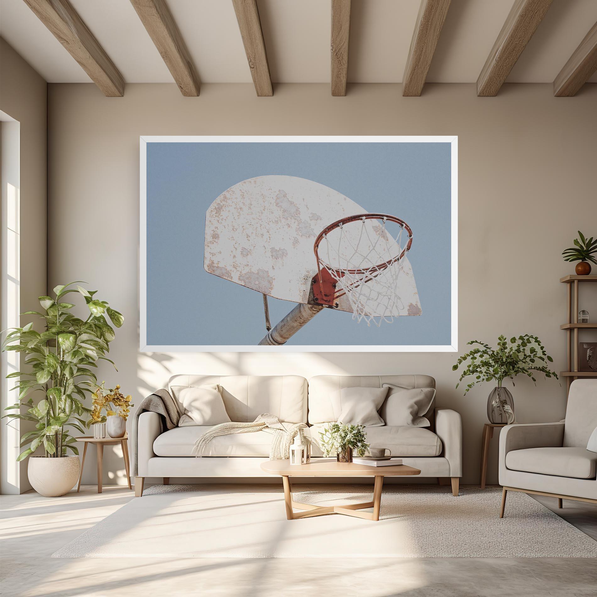 Vászonkép Old Basketball Hoop mockup 6