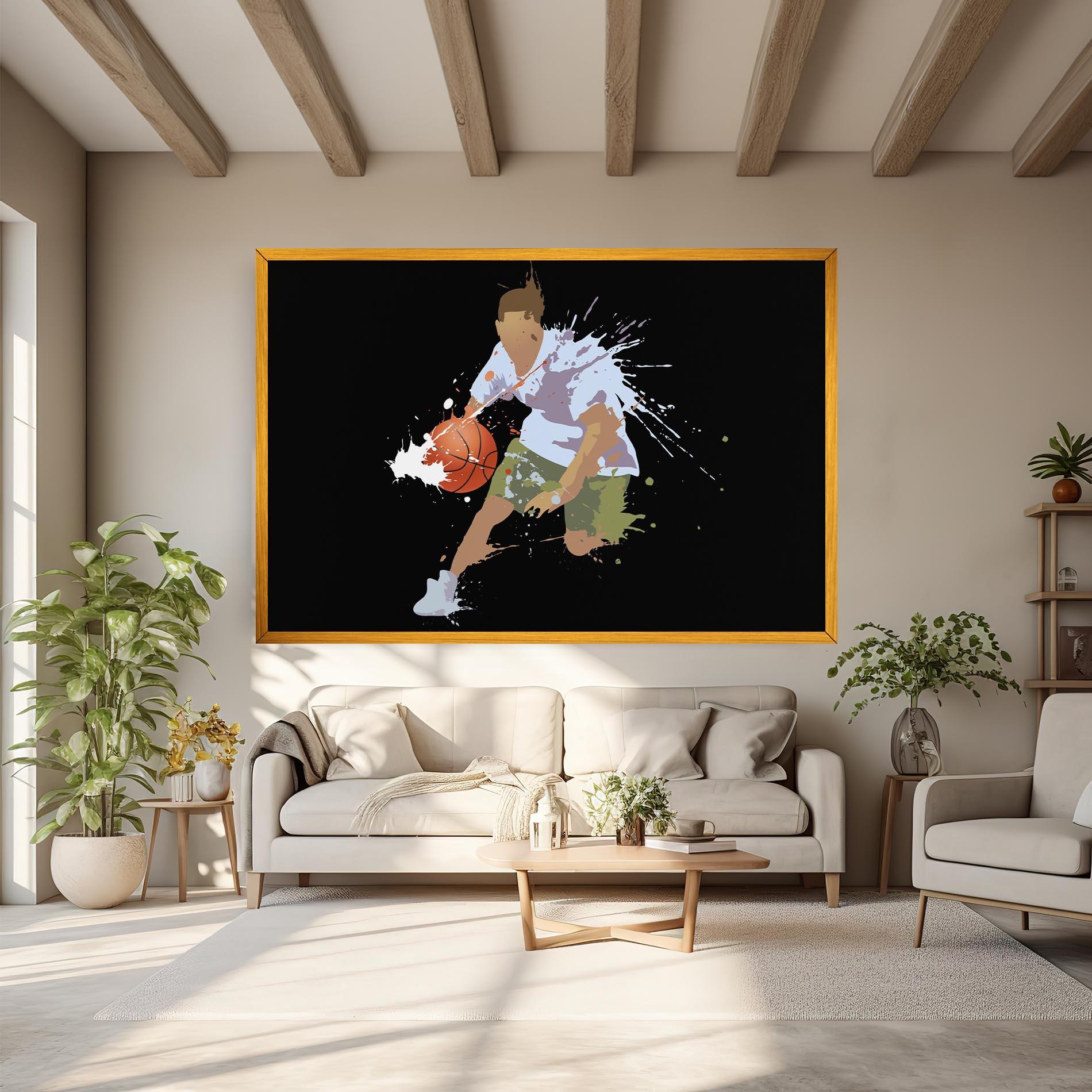 Vászonkép Basket Splash mockup 6