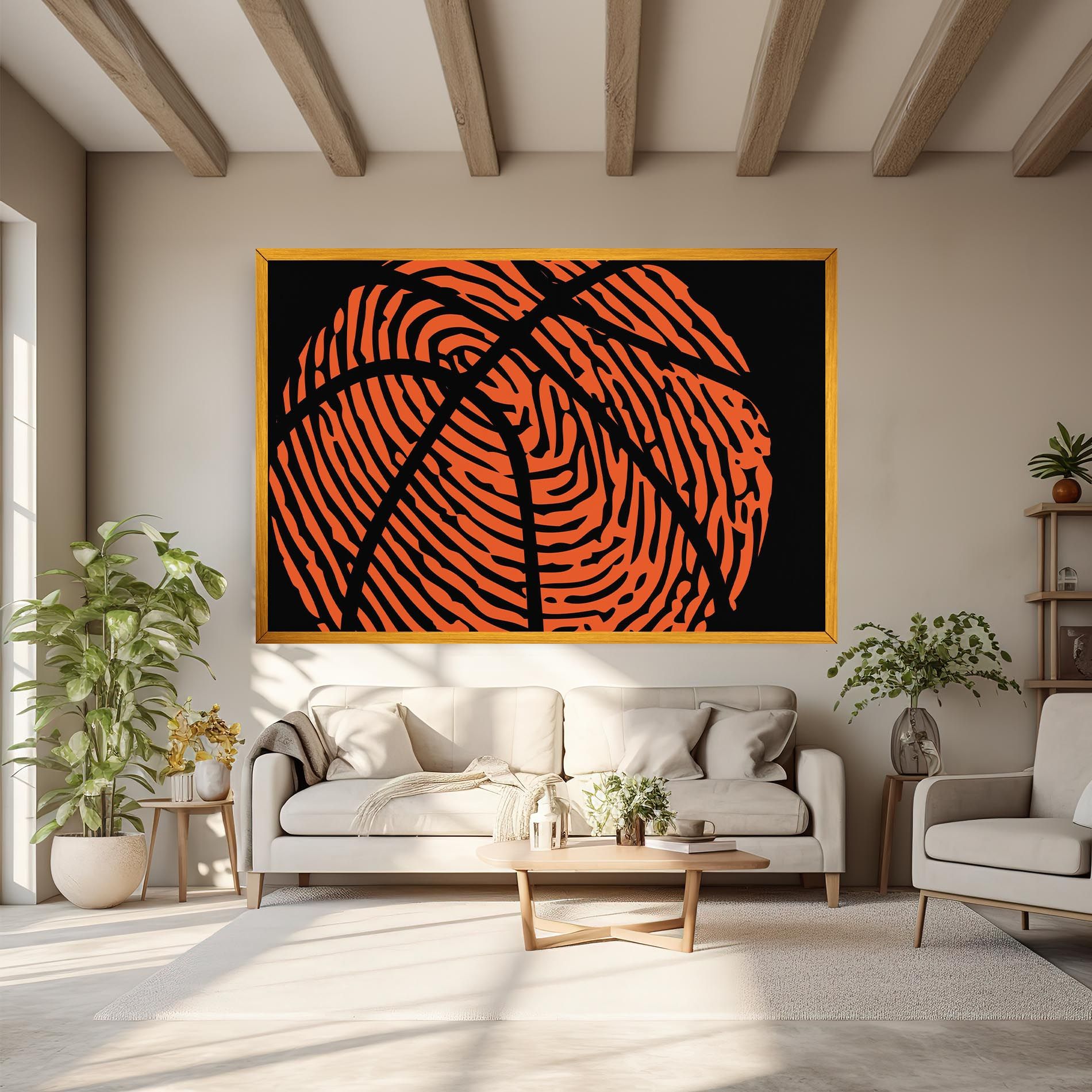 Fingerprint Basketball mockup 6