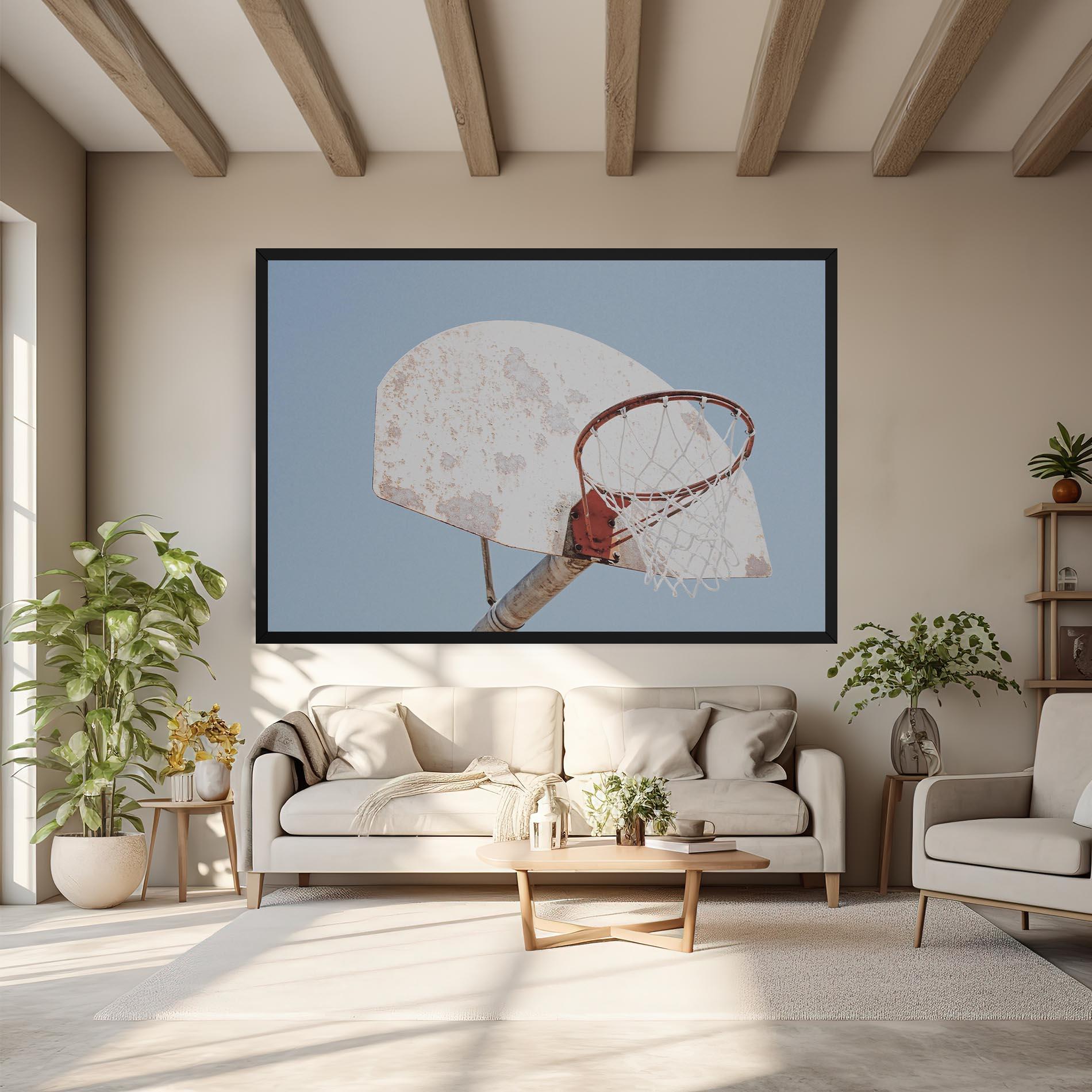 Vászonkép Old Basketball Hoop mockup 6
