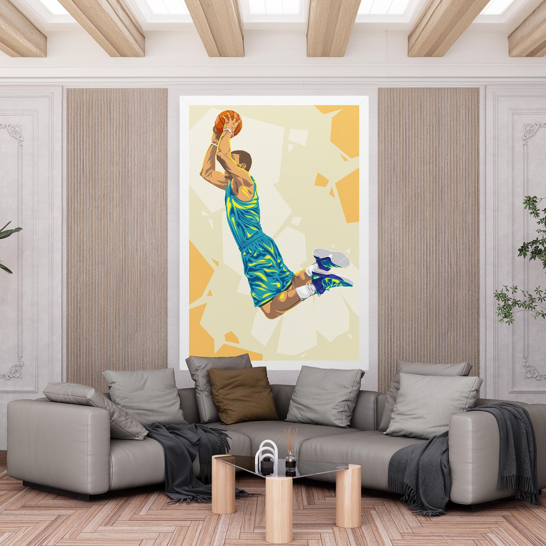 Vászonkép Basketball Dunk Pose mockup 6