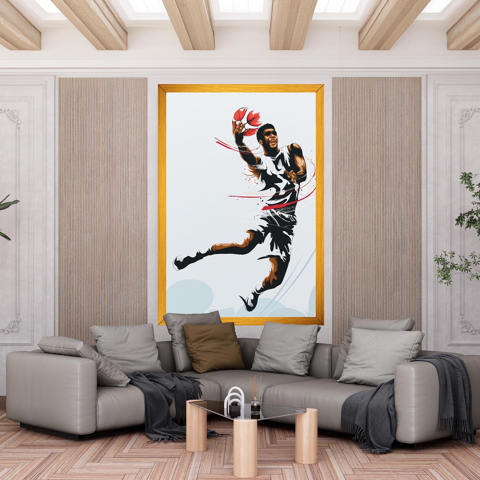 Vászonkép Basketball Shot mockup 6