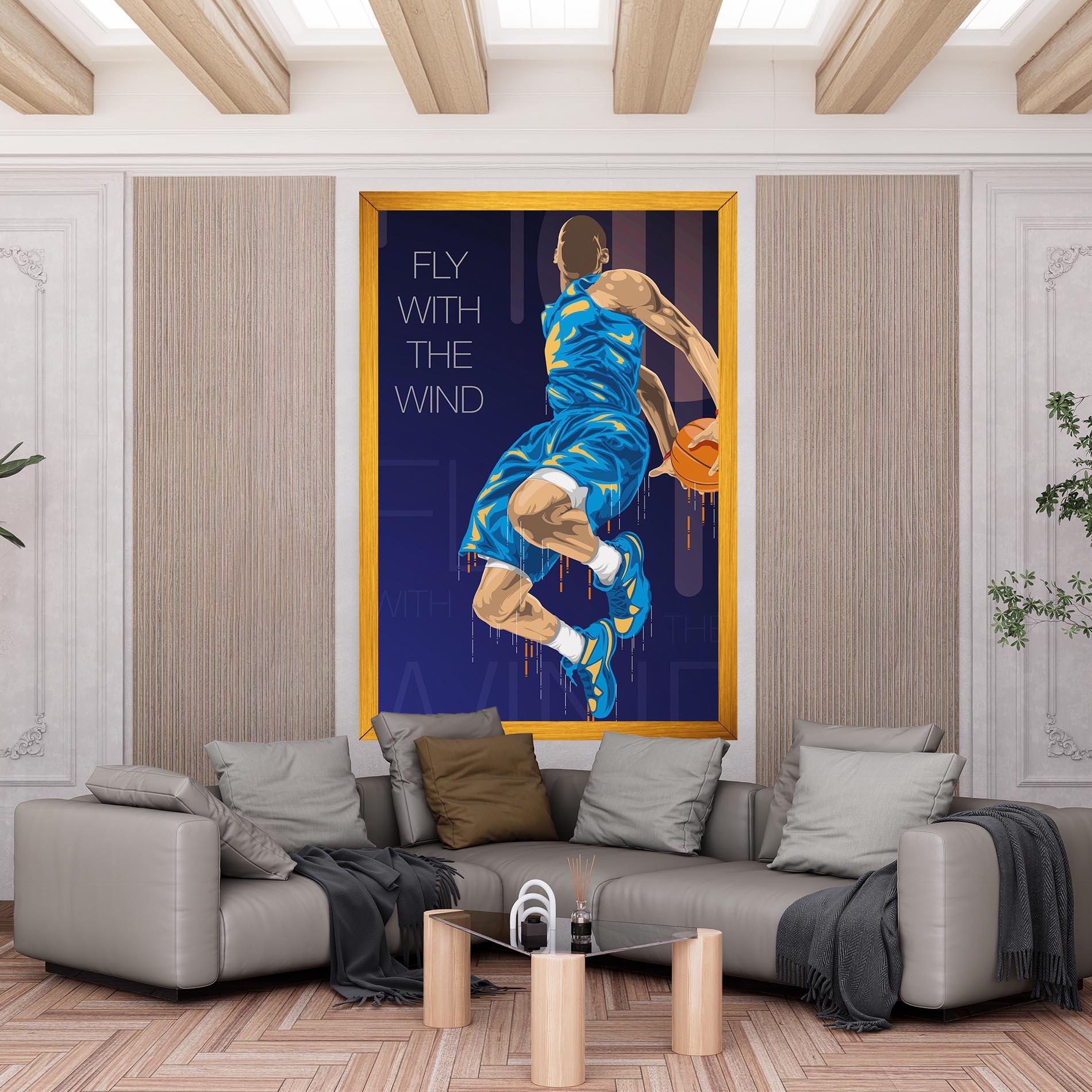 Vászonkép Fly With The Wind mockup 6