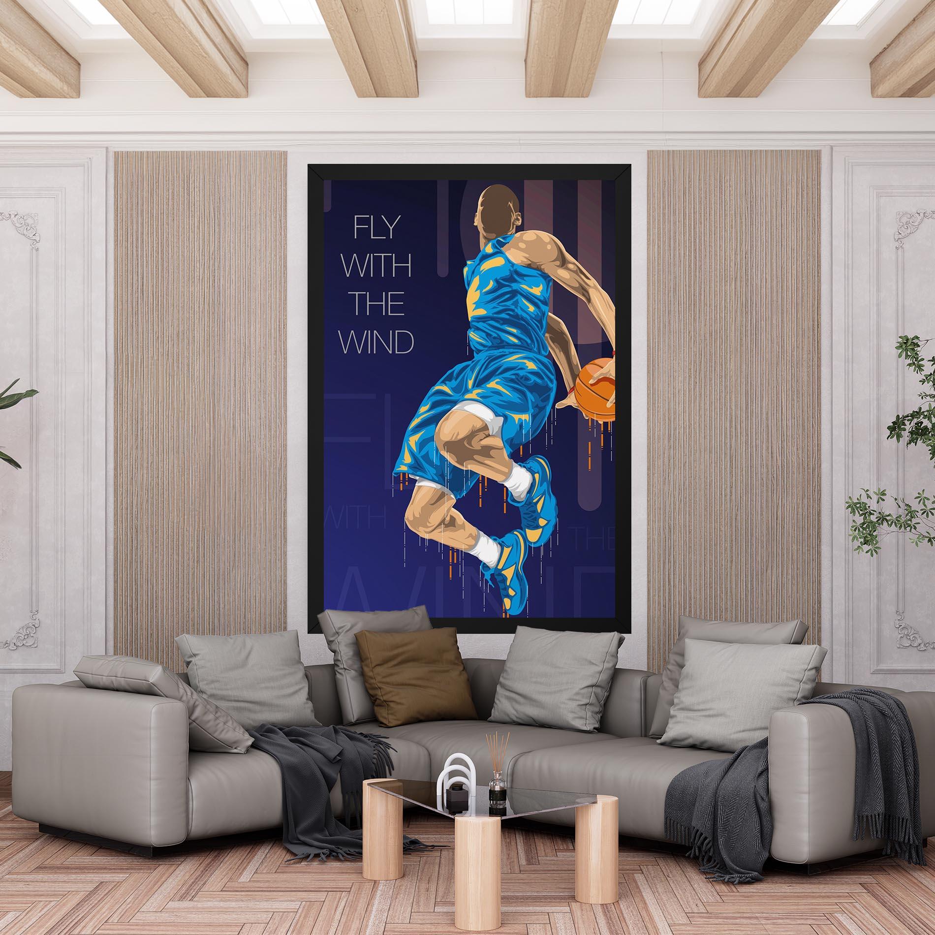 Vászonkép Fly With The Wind mockup 6