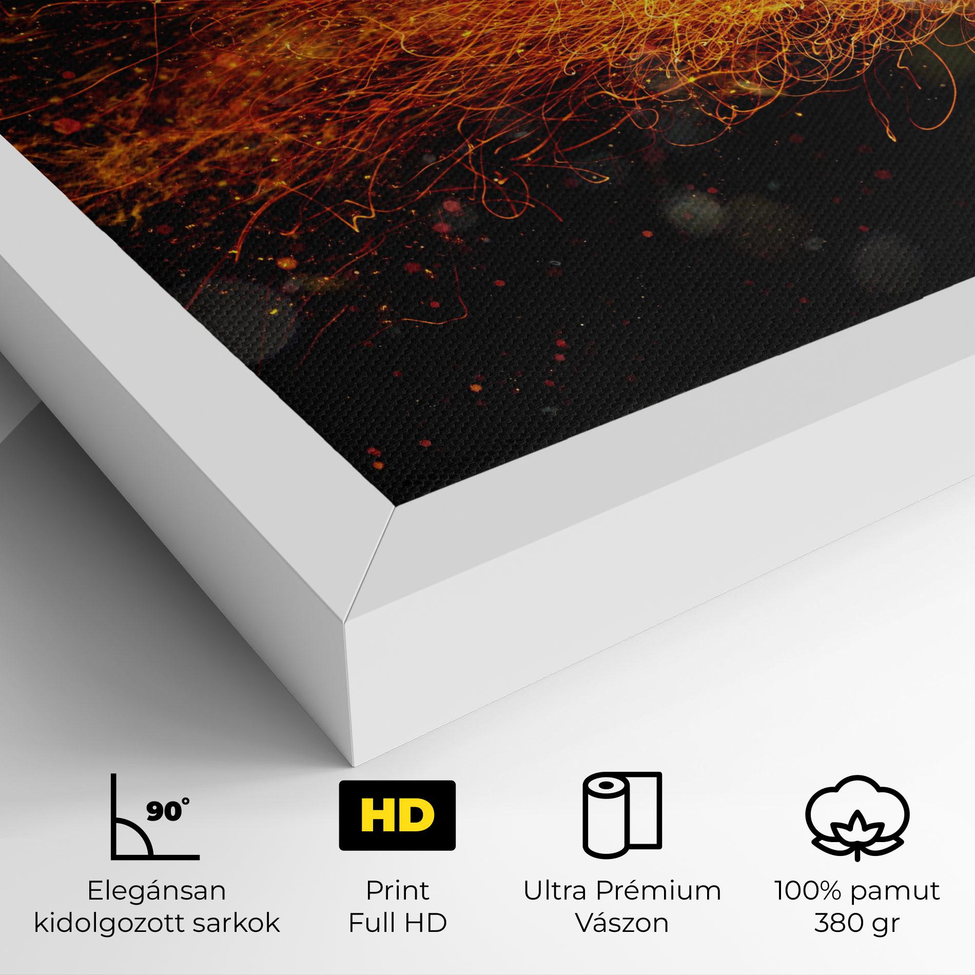 Vászonkép Basket Ball Flame mockup 4