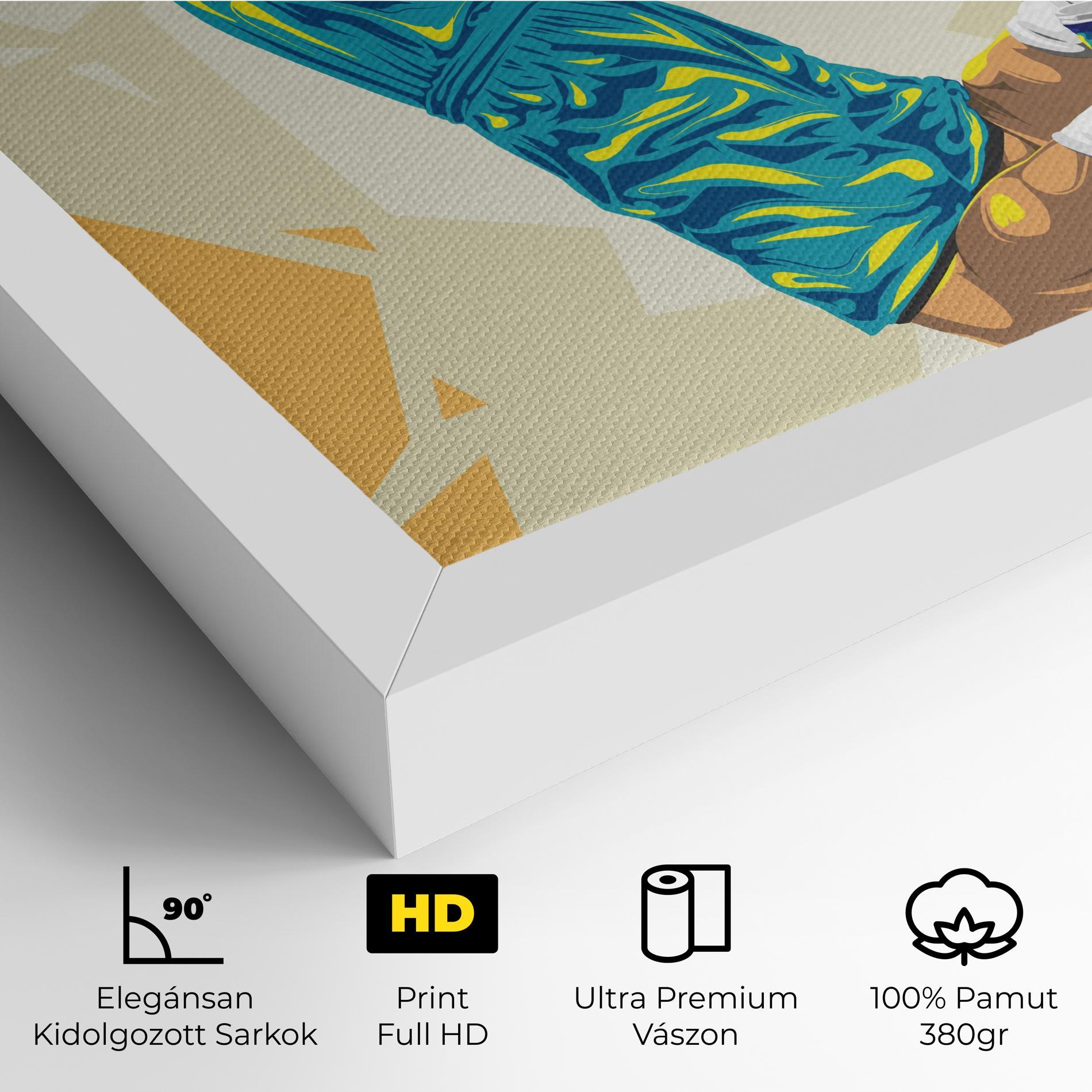 Vászonkép Basketball Dunk Pose mockup 4