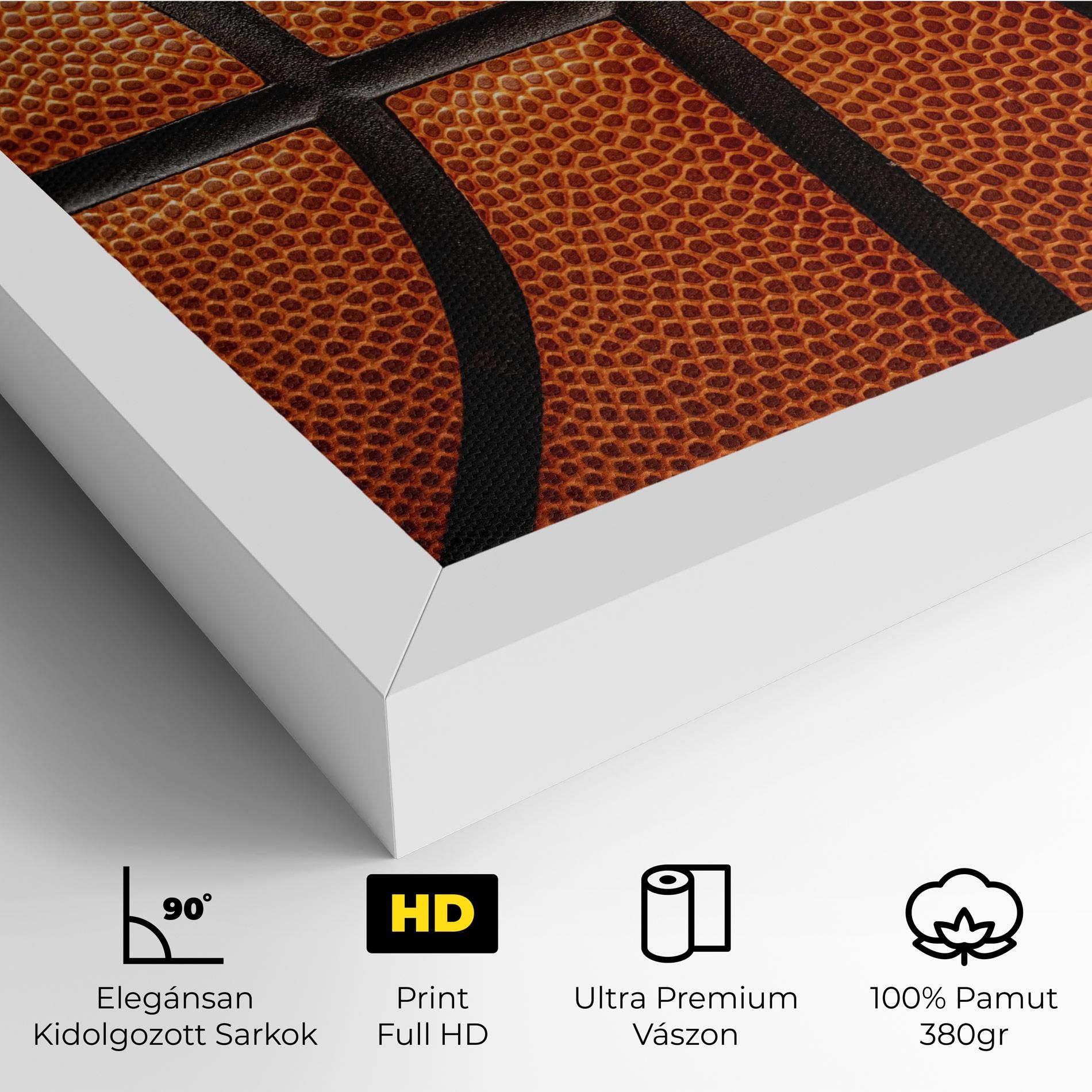 Close Up Leather Basketball mockup 4