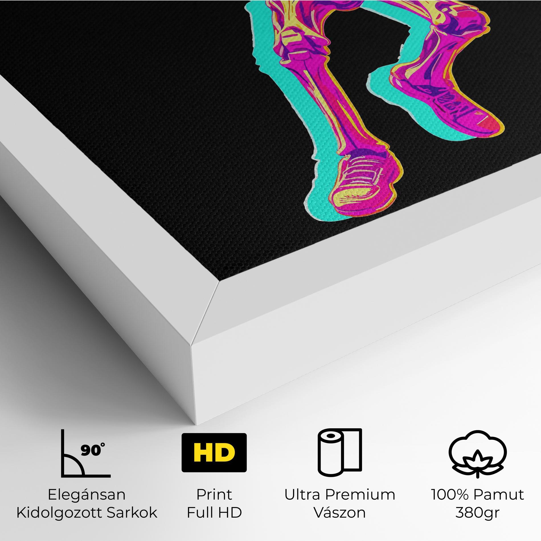 Vászonkép Skeleton Basketball mockup 4