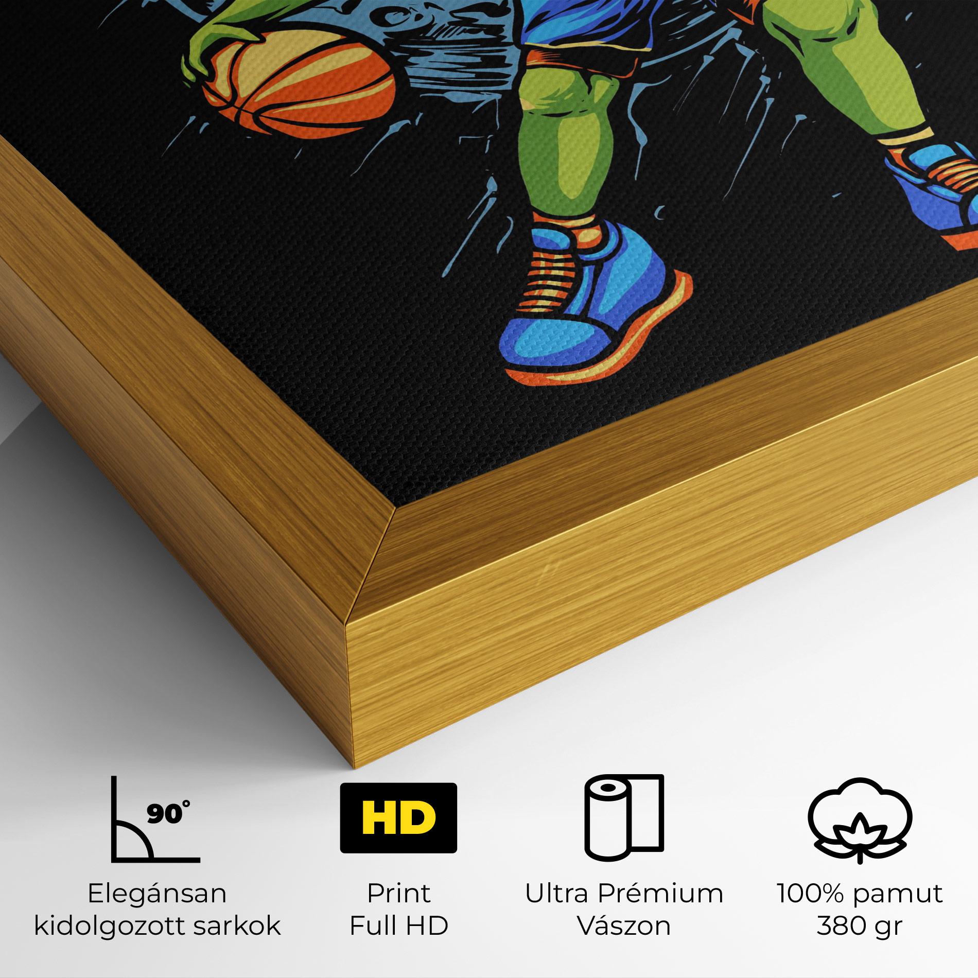 Vászonkép Alien Basketball mockup 4
