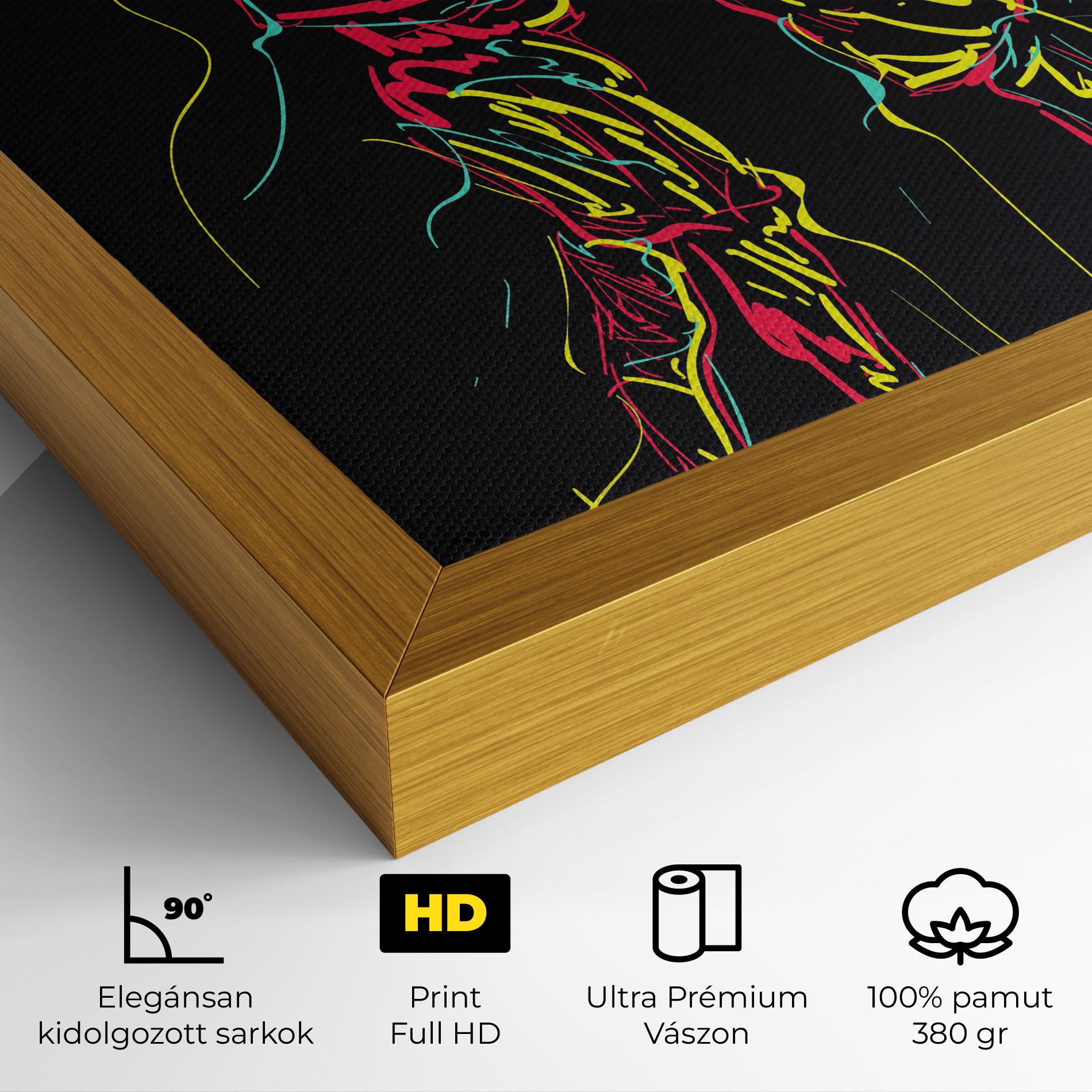 Vászonkép Basket Line Jump mockup 4