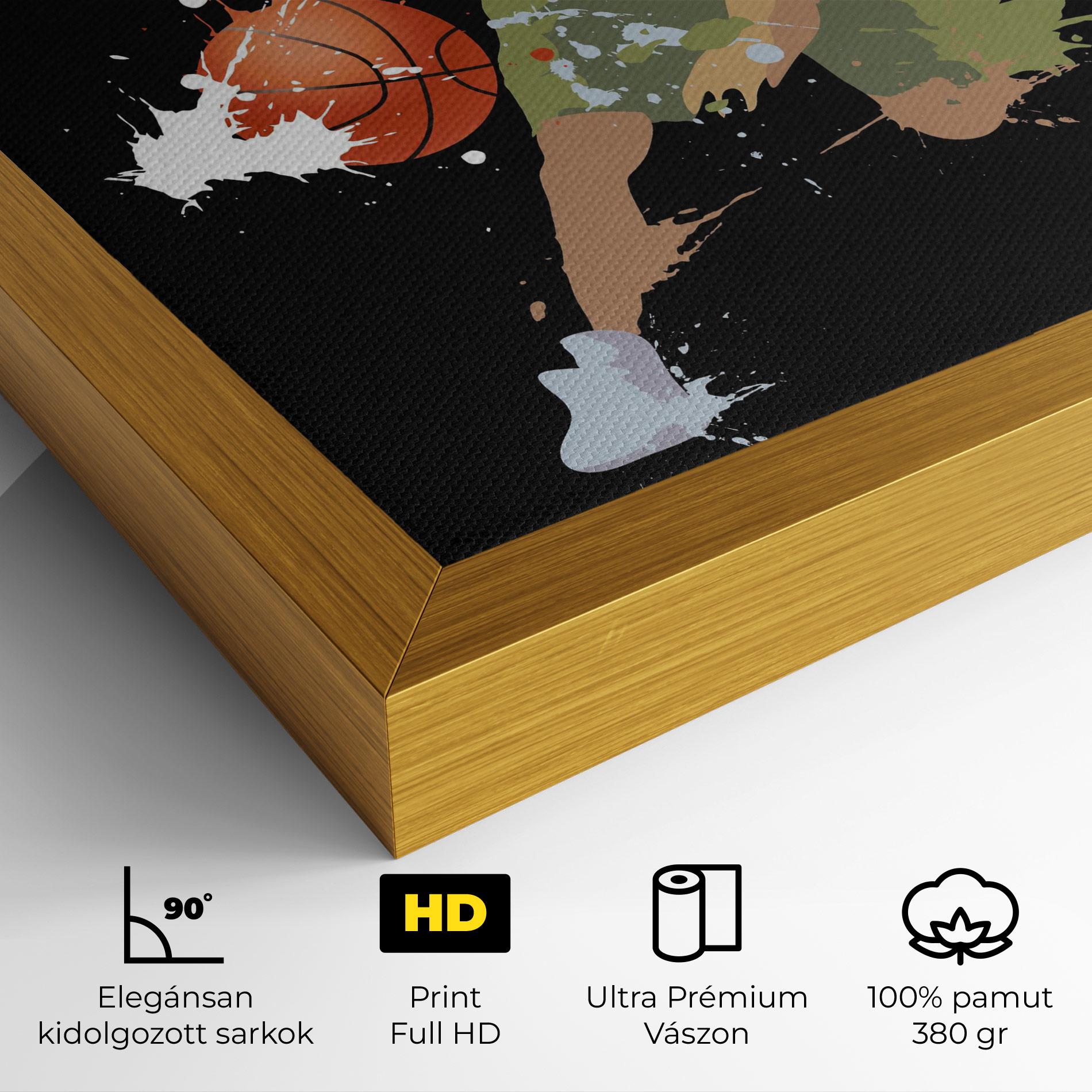 Vászonkép Basket Splash mockup 4